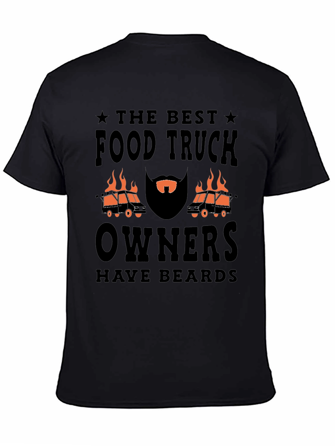 Food Truck Owner Beard T-Shirt
