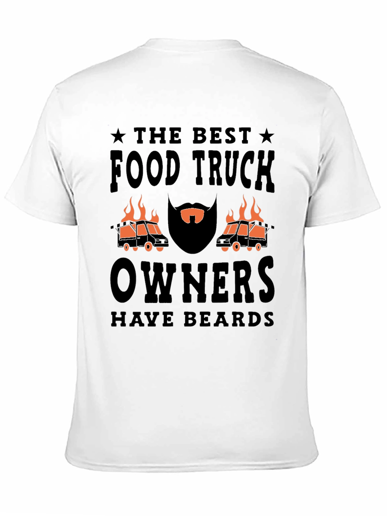 Food Truck Owner Beard T-Shirt