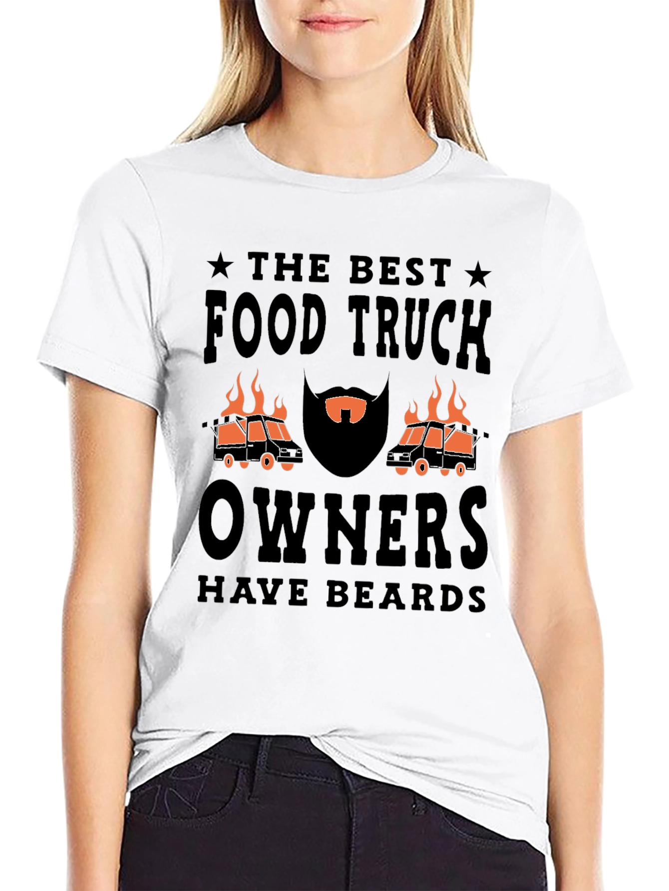Food Truck Owner Beard T-Shirt