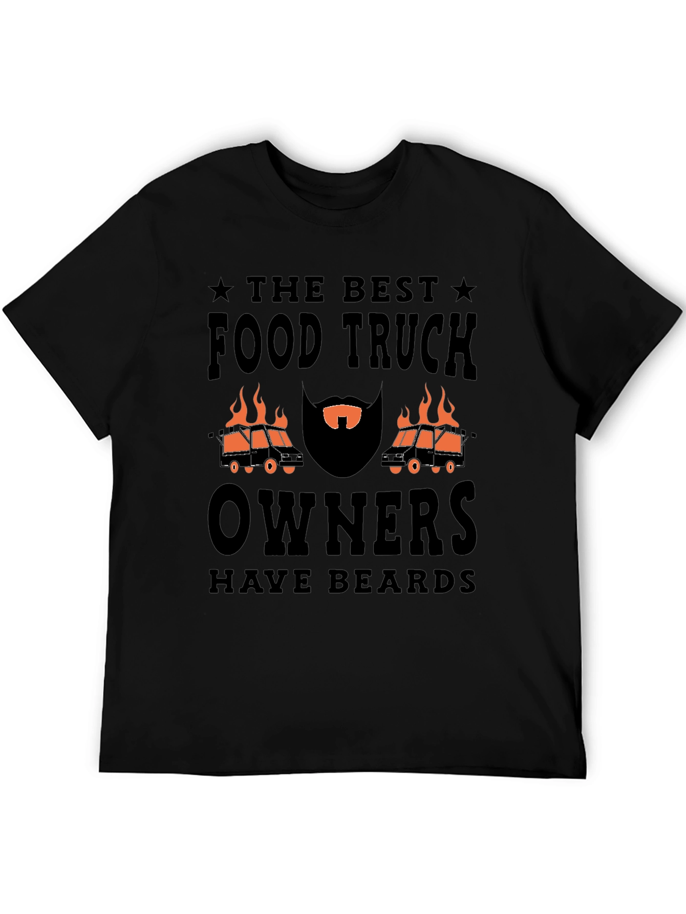Food Truck Owner Beard T-Shirt