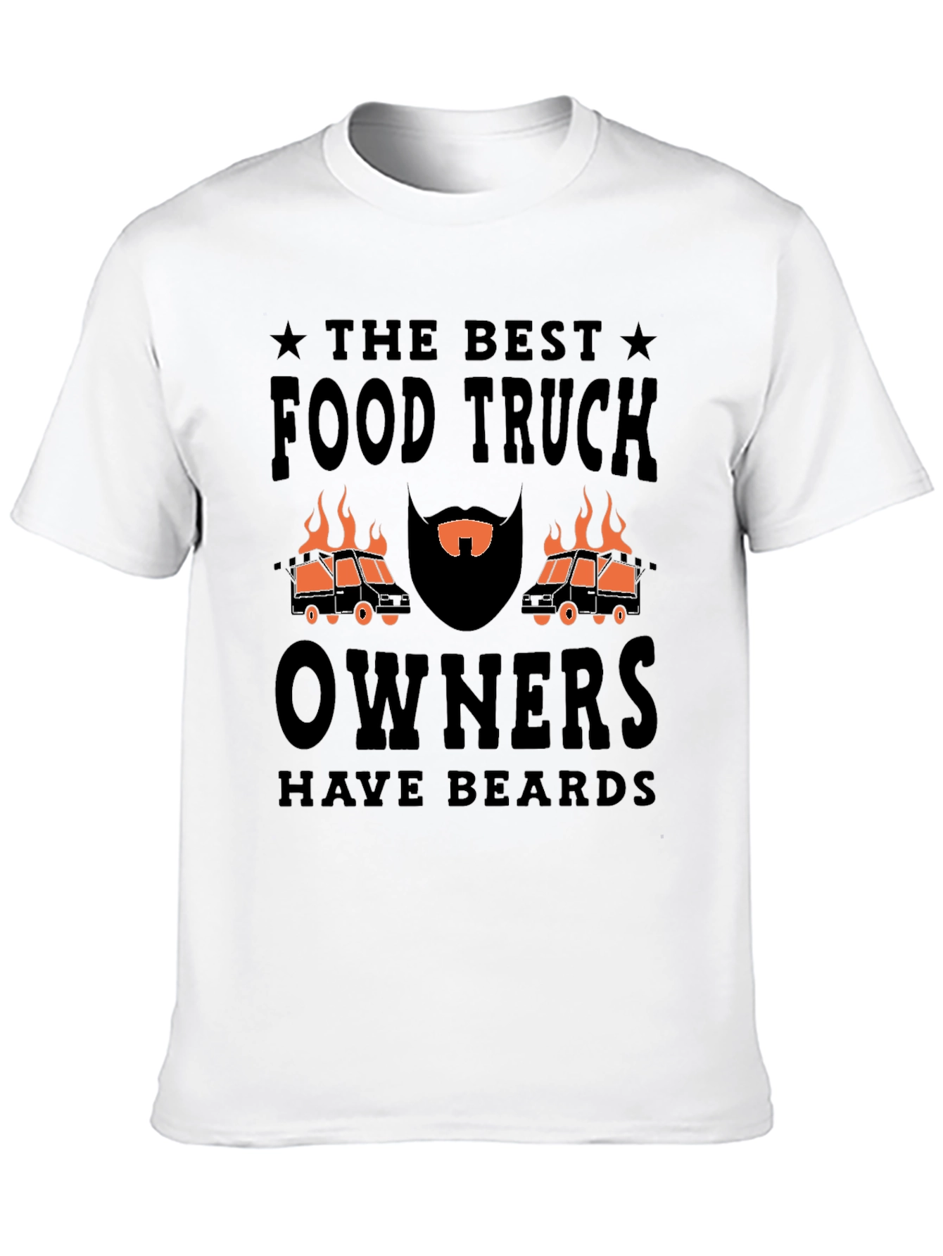 Food Truck Owner Beard T-Shirt