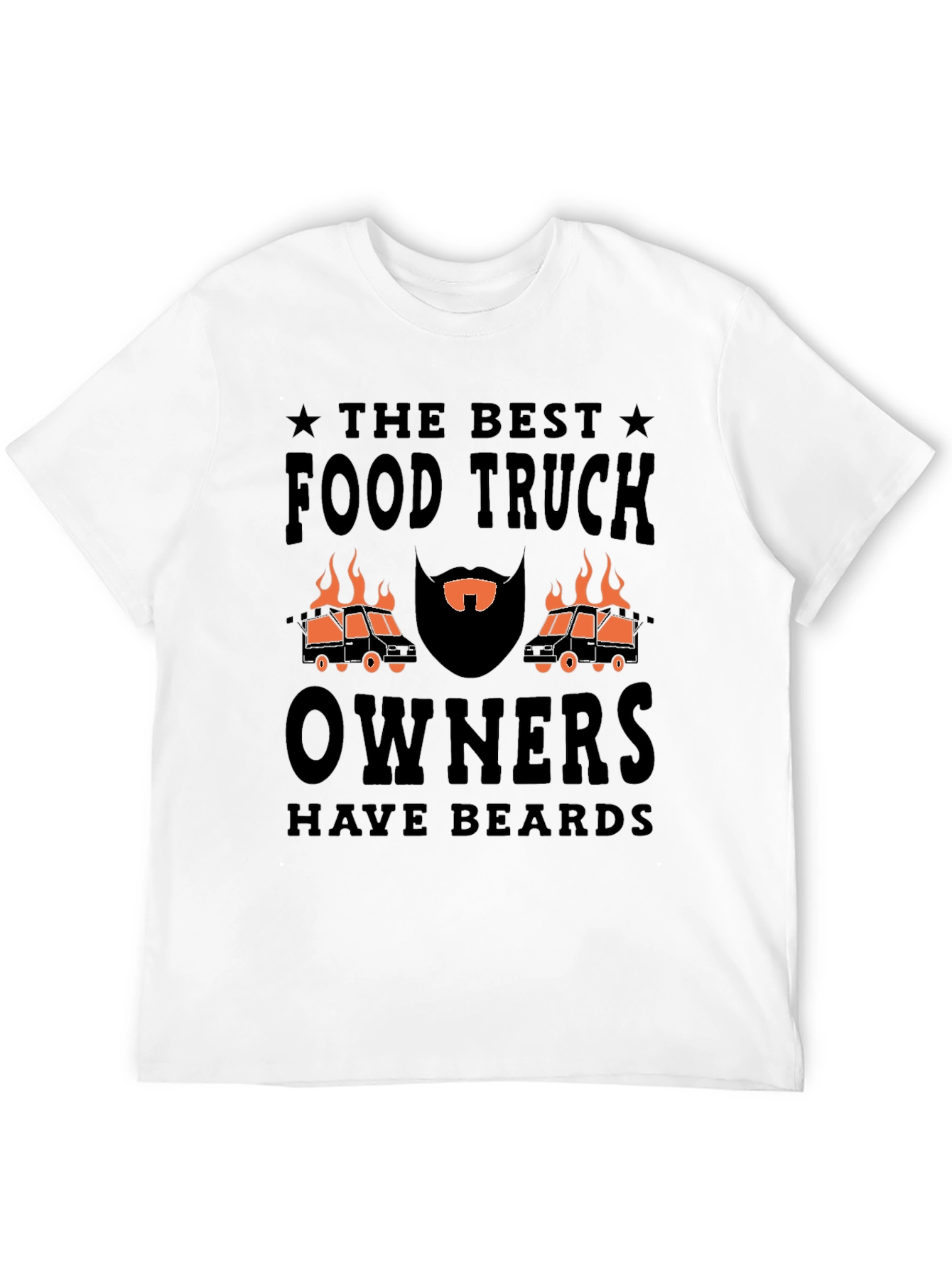 Food Truck Owner Beard T-Shirt