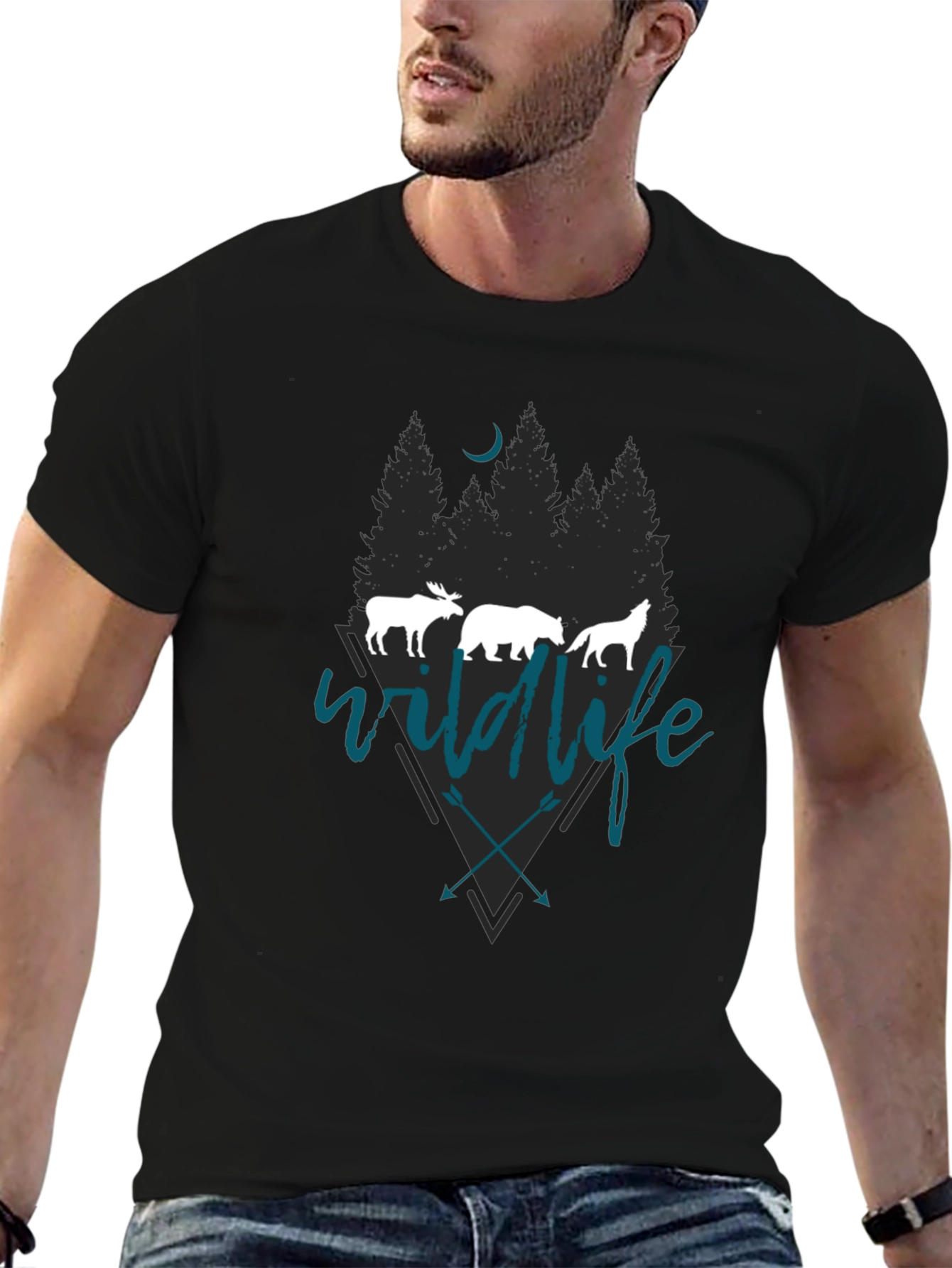 Wildlife Graphic Tee - Nature Inspired Design