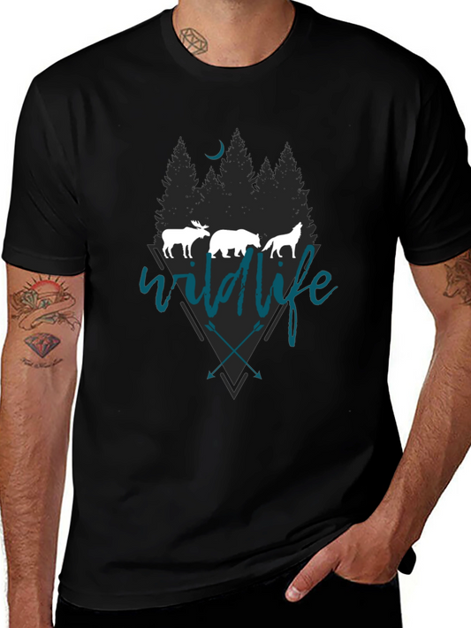 Wildlife Graphic Tee - Nature Inspired Design
