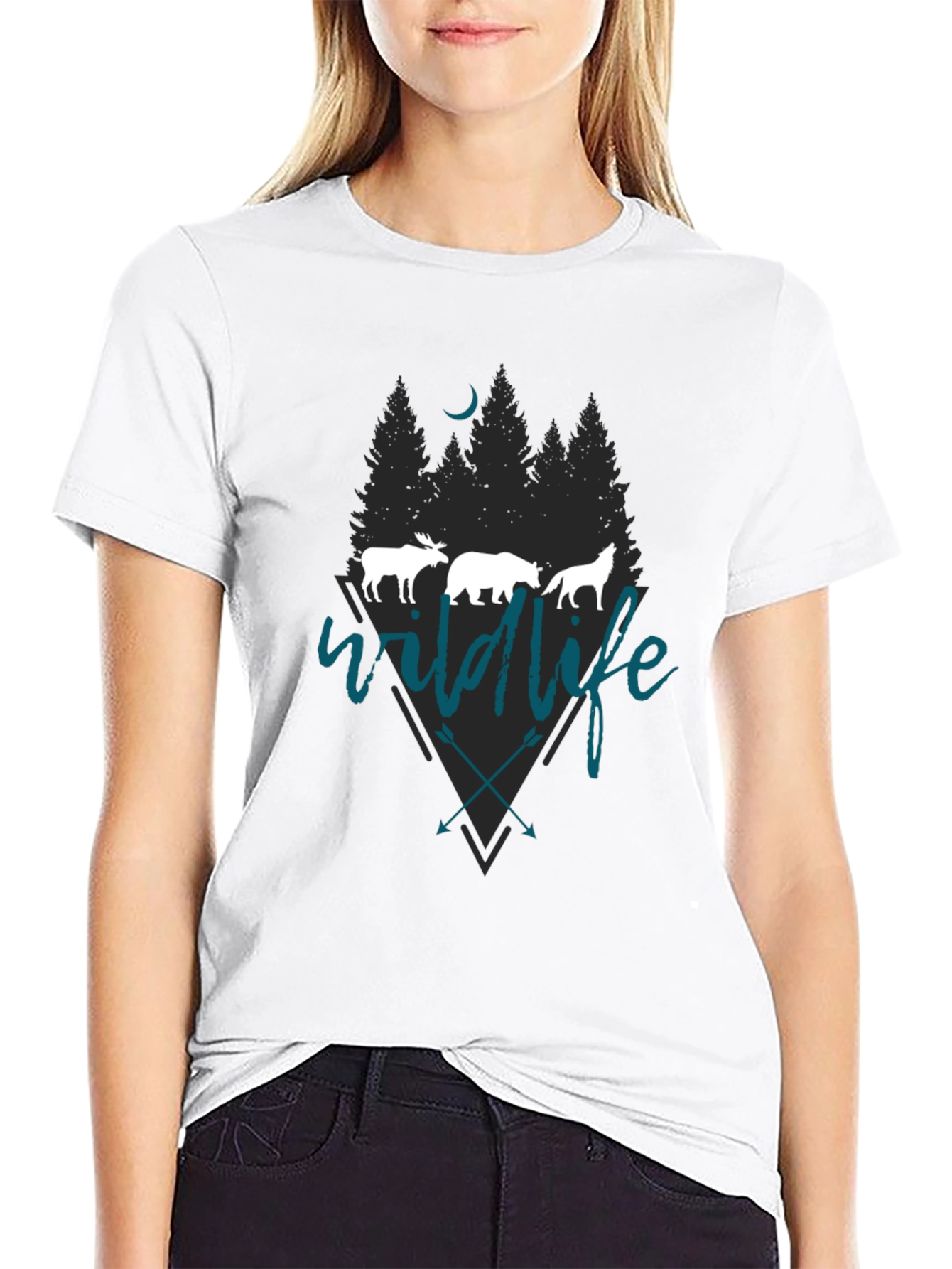 Wildlife Graphic Tee - Nature Inspired Design