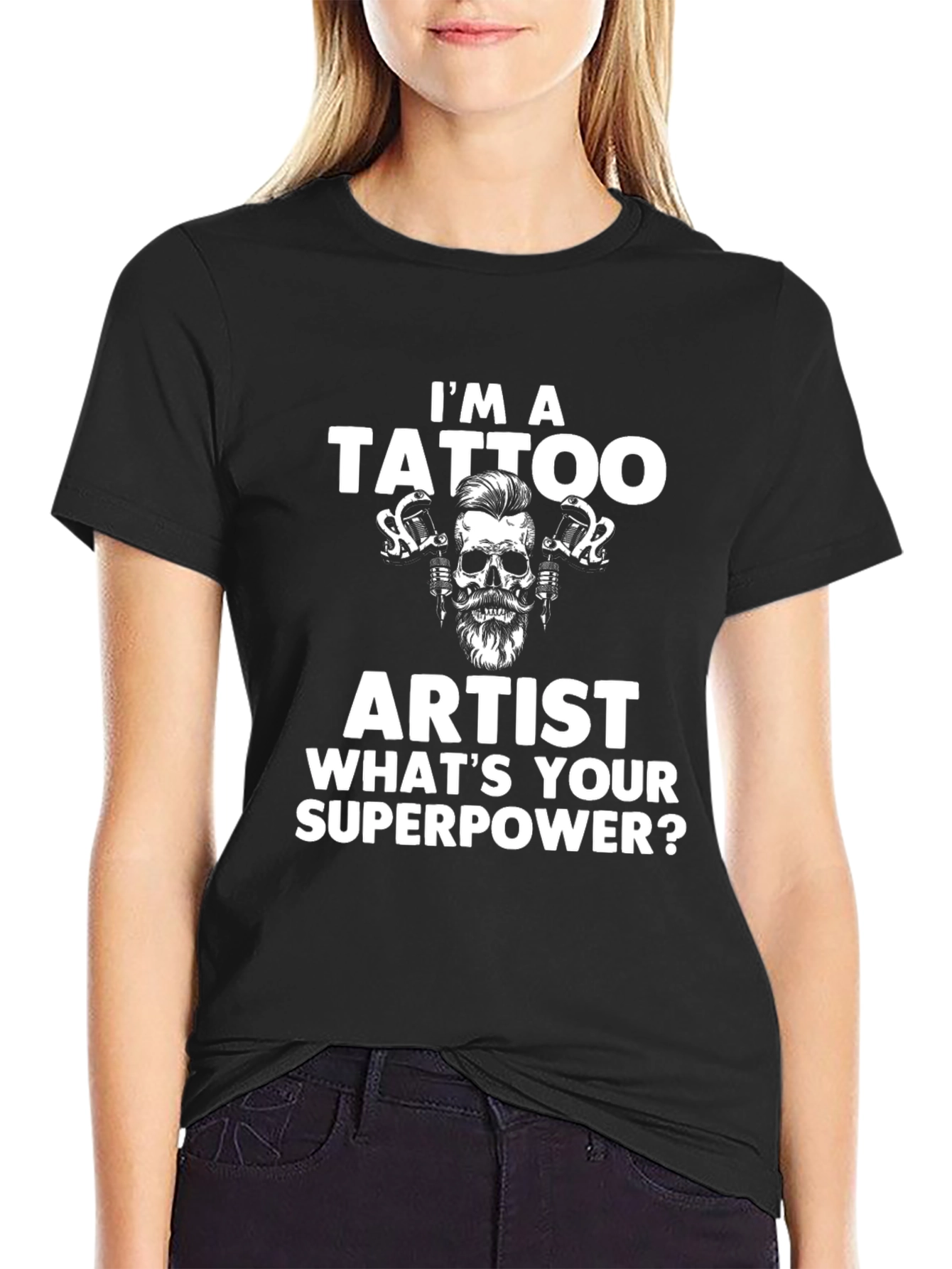 Tattoo Artist Superpower Tee - Funny Tattoo Apparel
