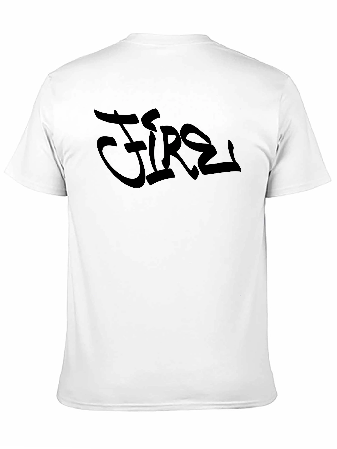 Cool Fire Graphic Black T-Shirt