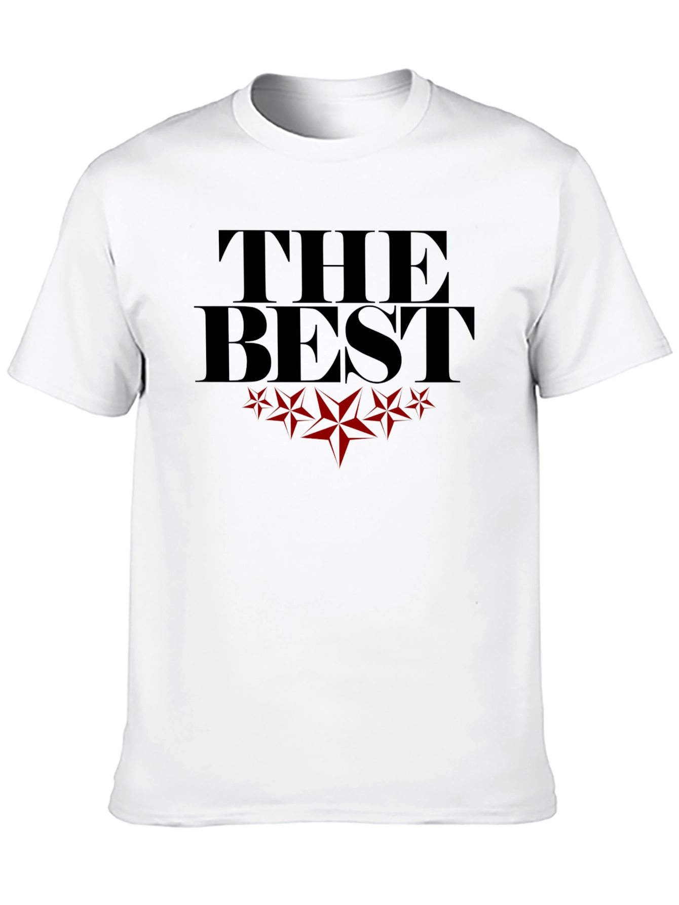 The Best Graphic T-Shirt - Black Crew Neck Tee