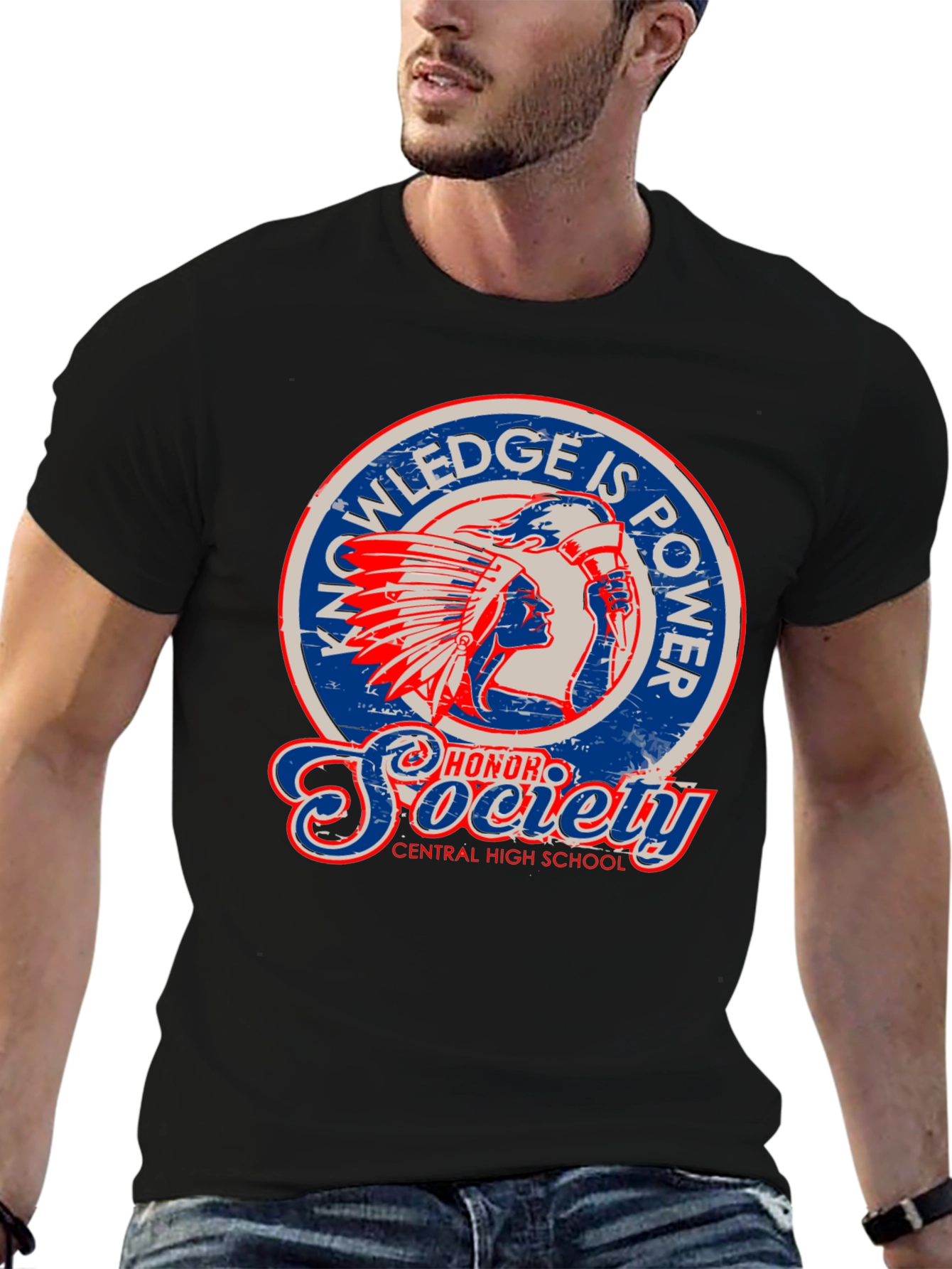 Knowledge is Power Society Graphic T-Shirt