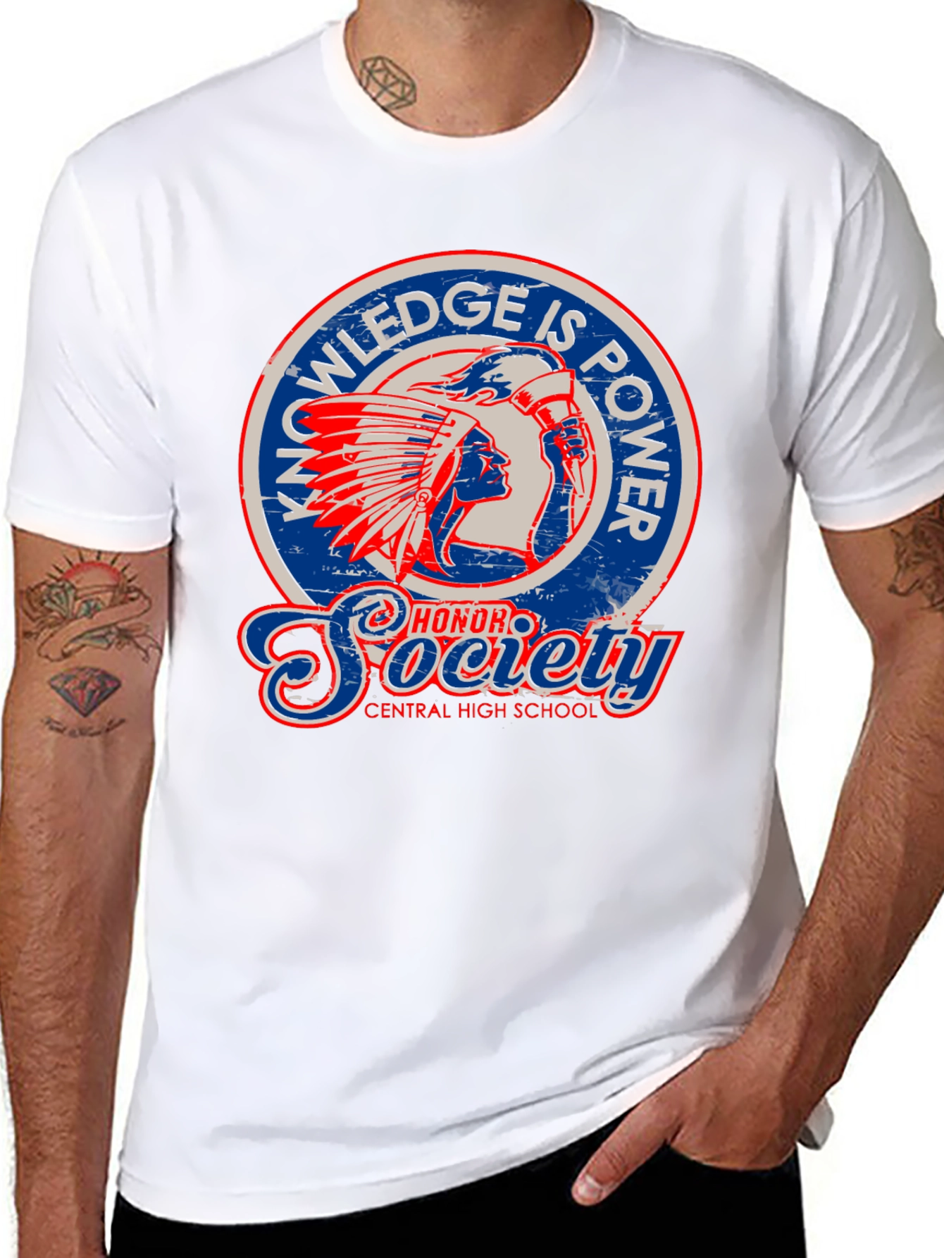 Knowledge is Power Society Graphic T-Shirt