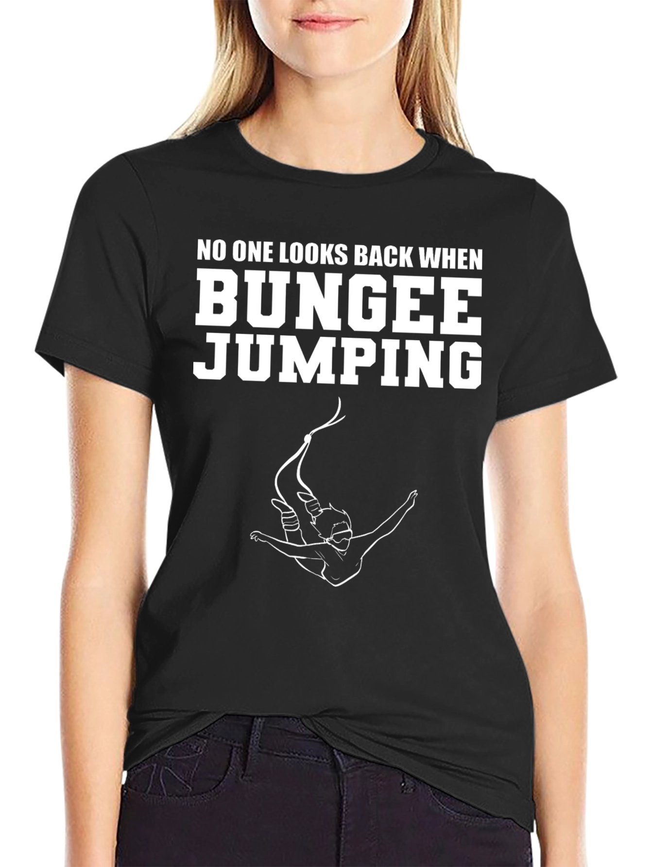 Bungee Jumping Graphic Tee - Adventure Seeker T-Shirt