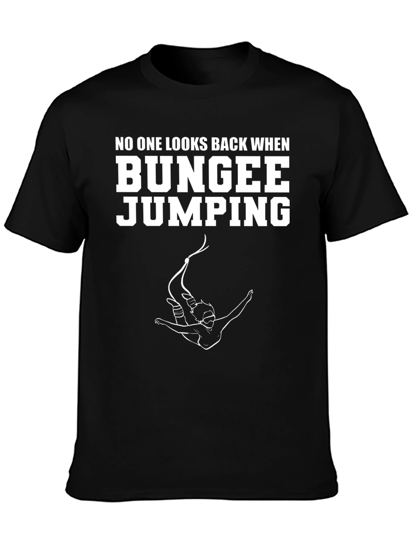 Bungee Jumping Graphic Tee - Adventure Seeker T-Shirt