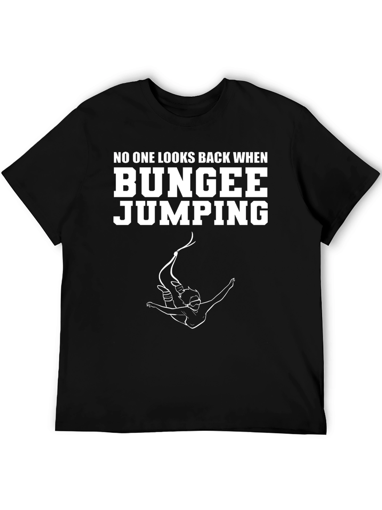 Bungee Jumping Graphic Tee - Adventure Seeker T-Shirt