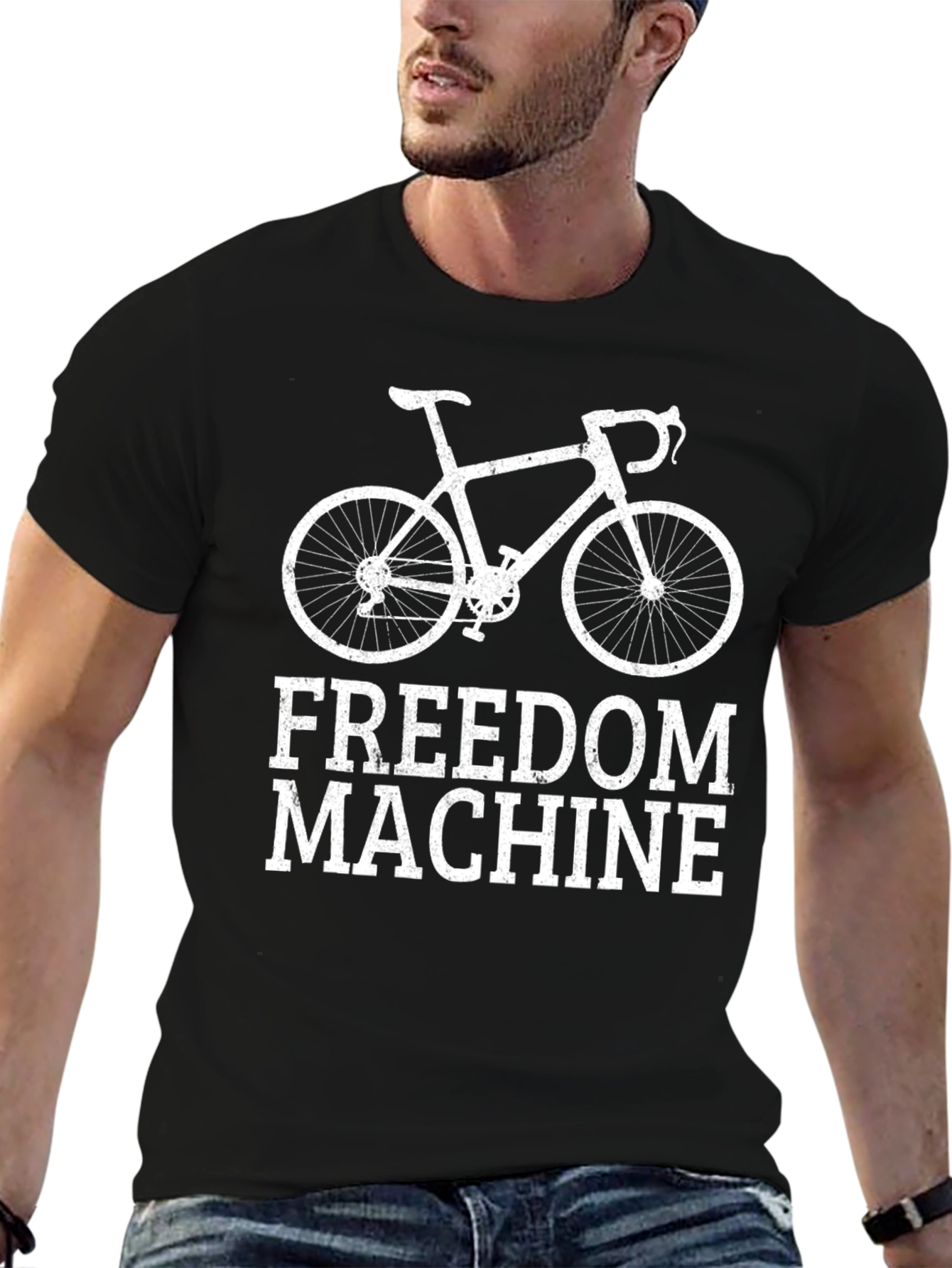 Freedom Machine Graphic Tee - Biker Style