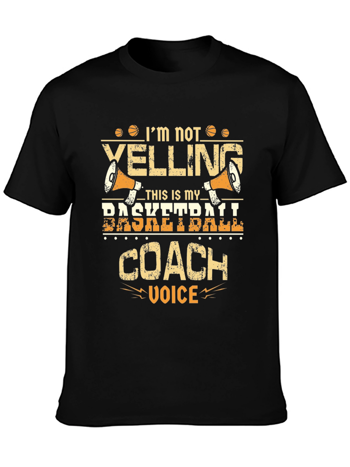 Basketball Coach Graphic T-Shirt - Funny Sports Tee