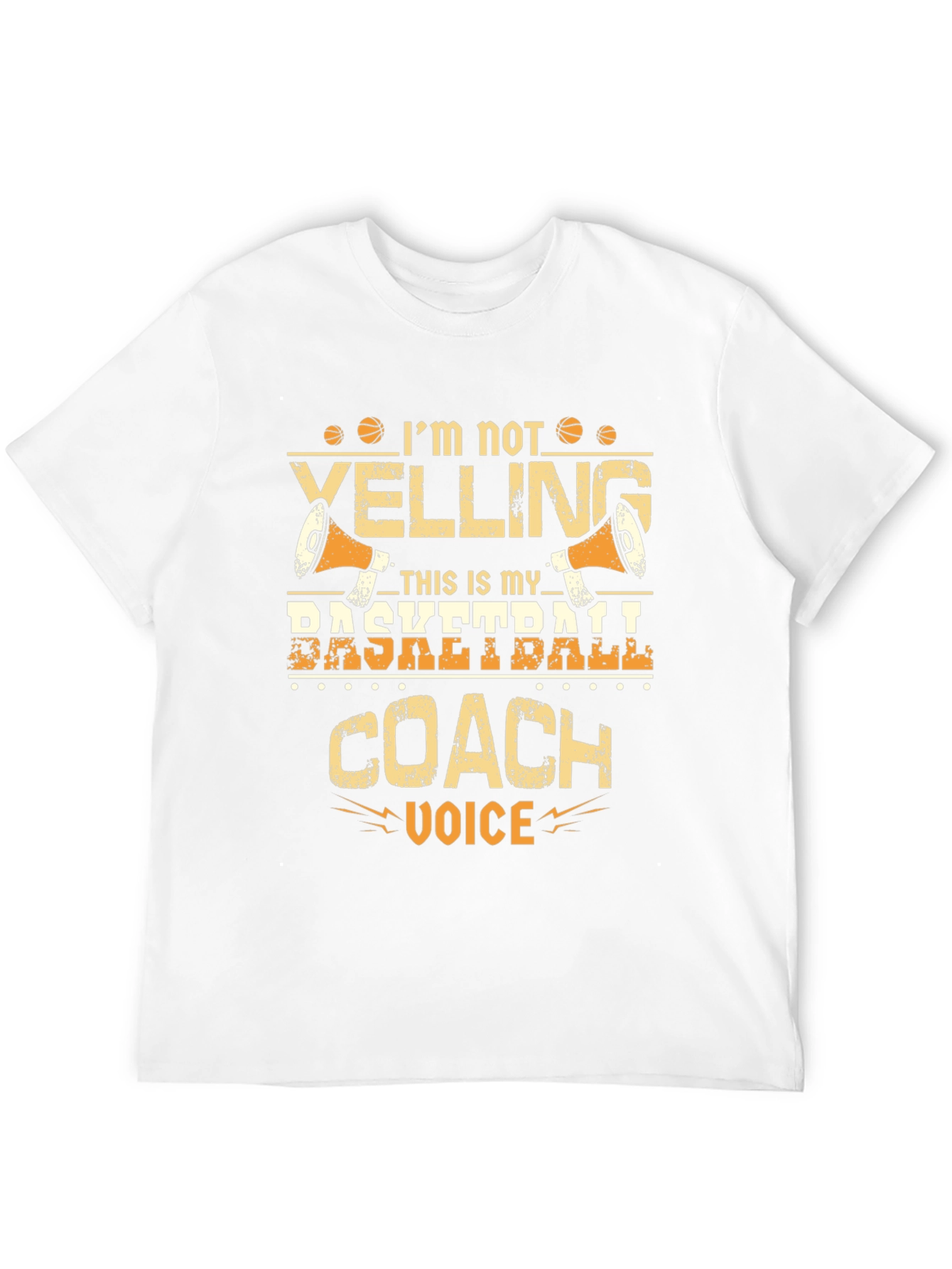 Basketball Coach Graphic T-Shirt - Funny Sports Tee