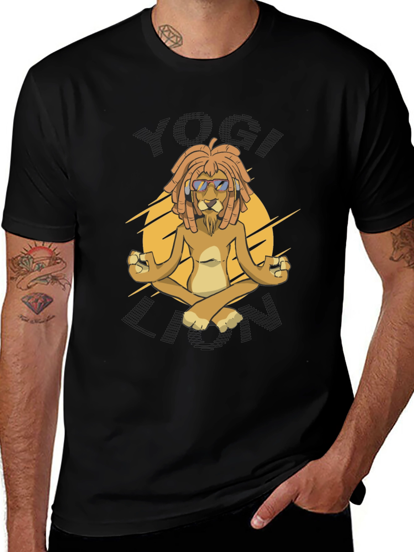 Yogi Lion Graphic T-Shirt