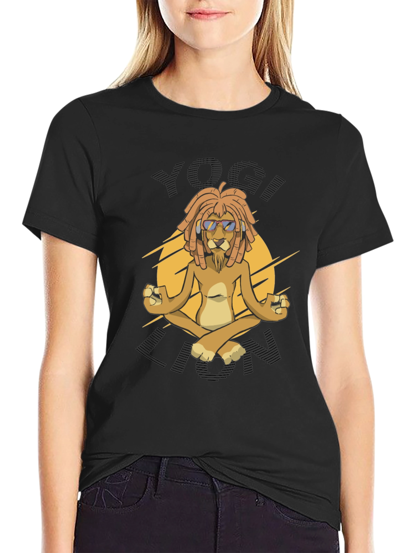 Yogi Lion Graphic T-Shirt