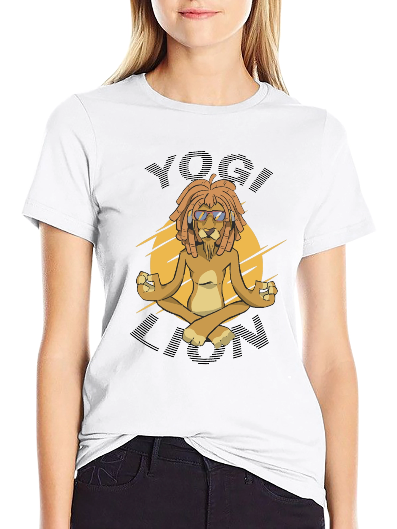 Yogi Lion Graphic T-Shirt