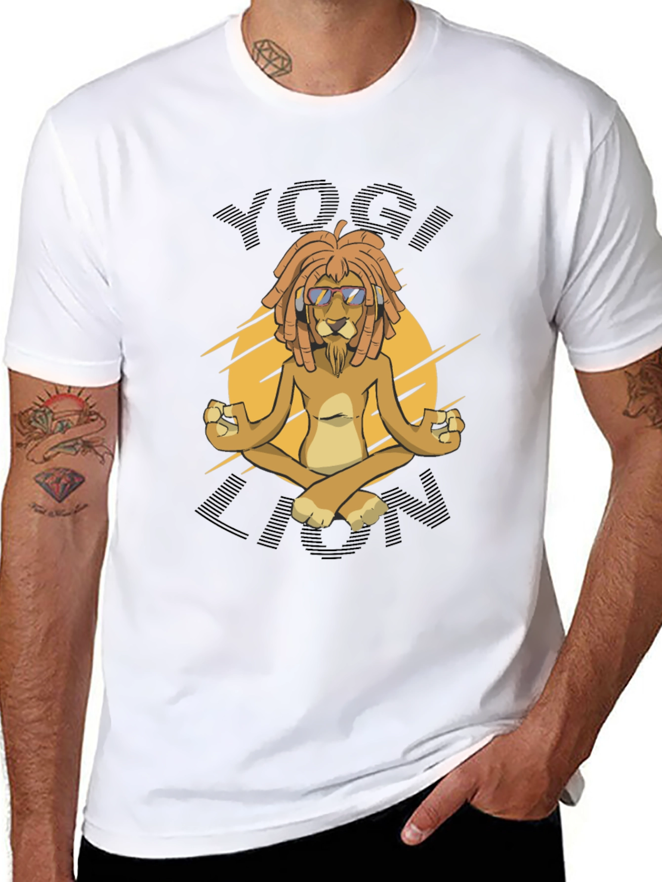 Yogi Lion Graphic T-Shirt
