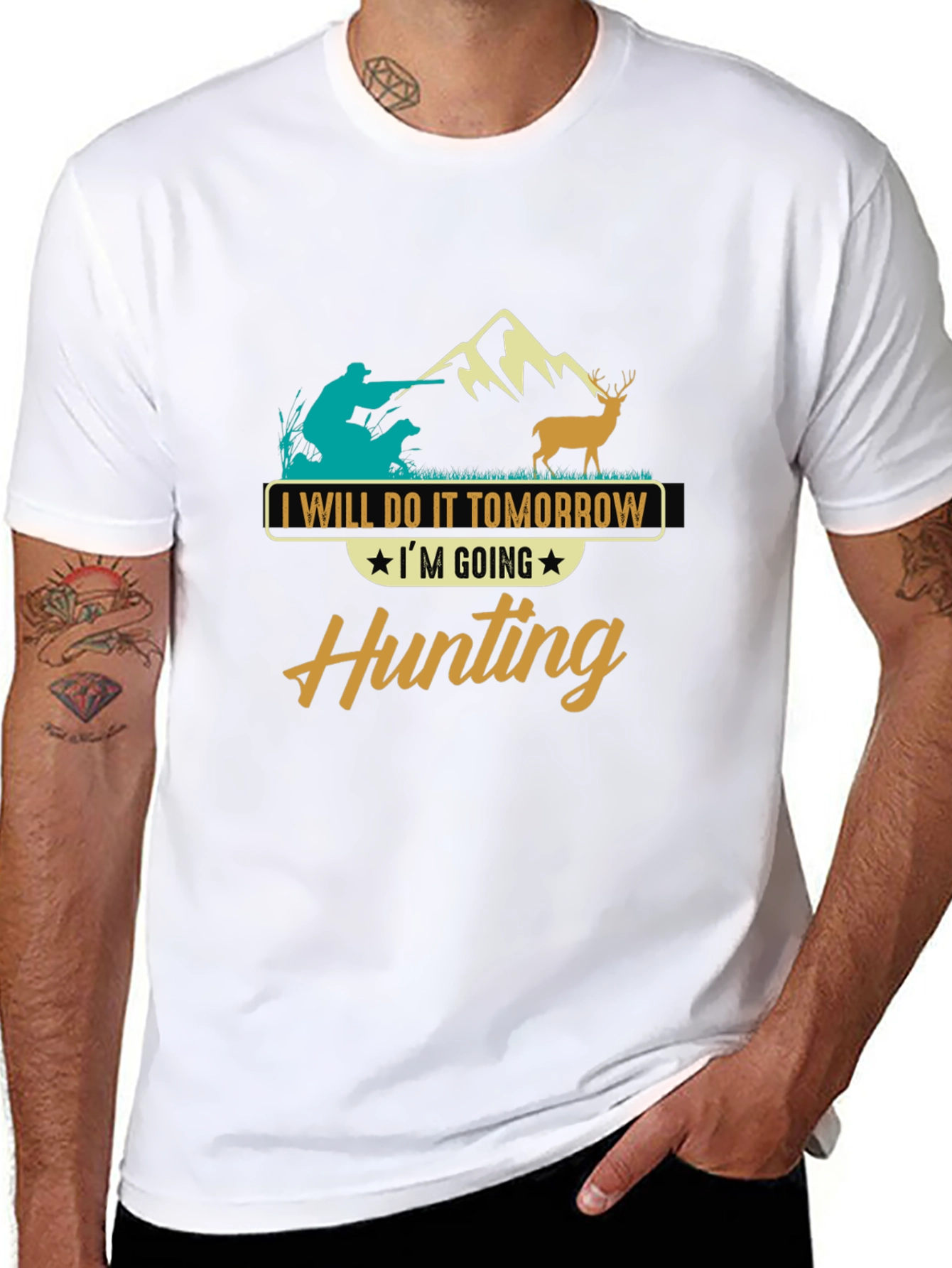 Hunting T-Shirt - Ill Do It Tomorrow