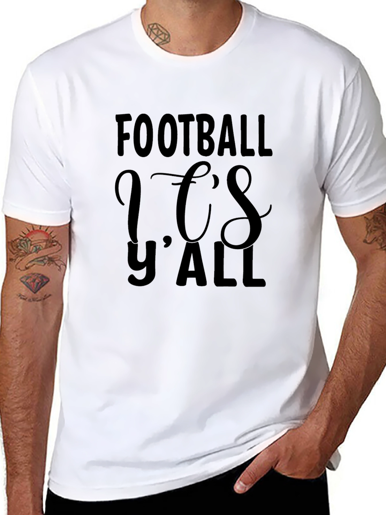 Football Its YAll Graphic T-Shirt