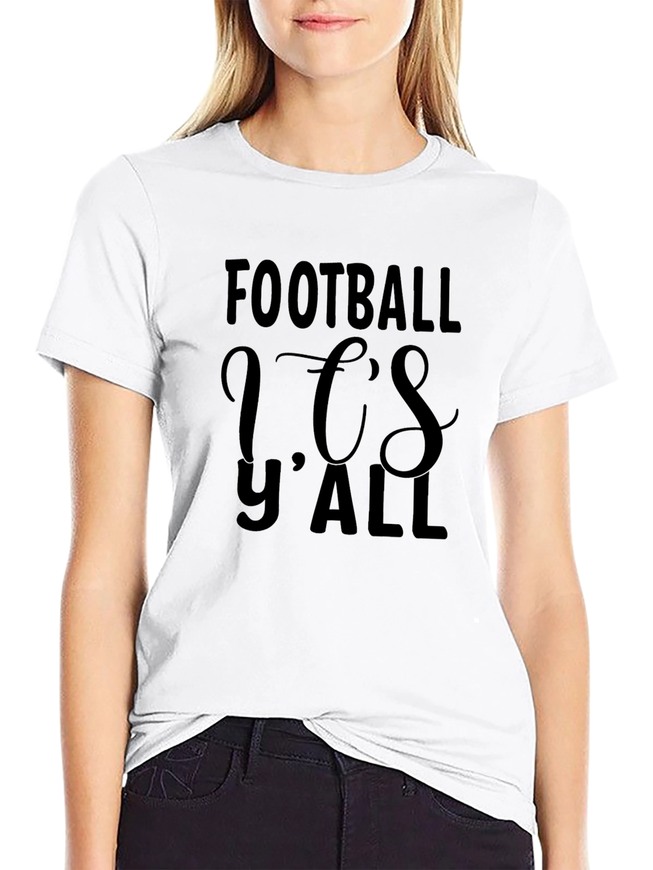 Football Its YAll Graphic T-Shirt