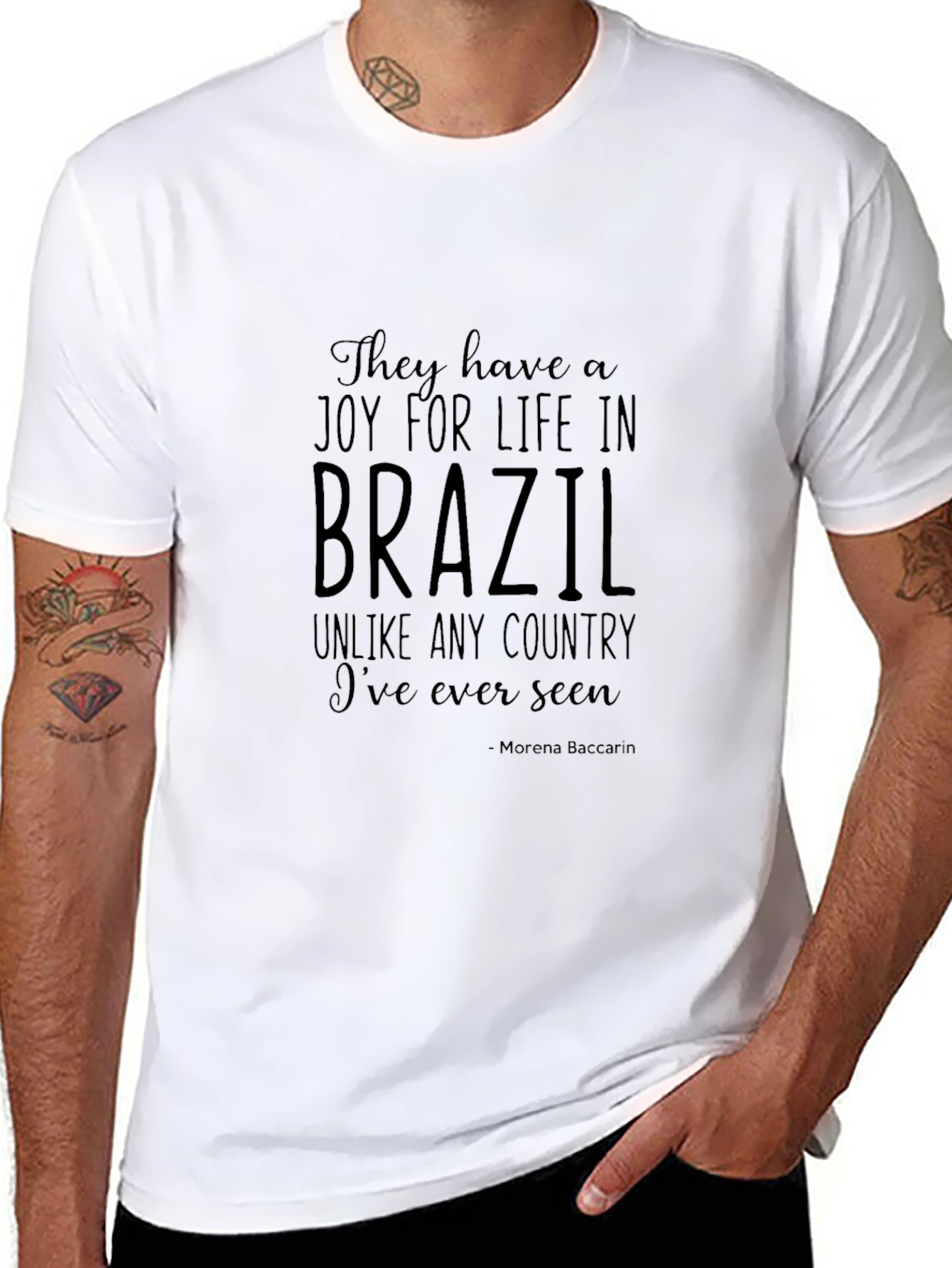 Brazil Joy For Life Graphic T-Shirt
