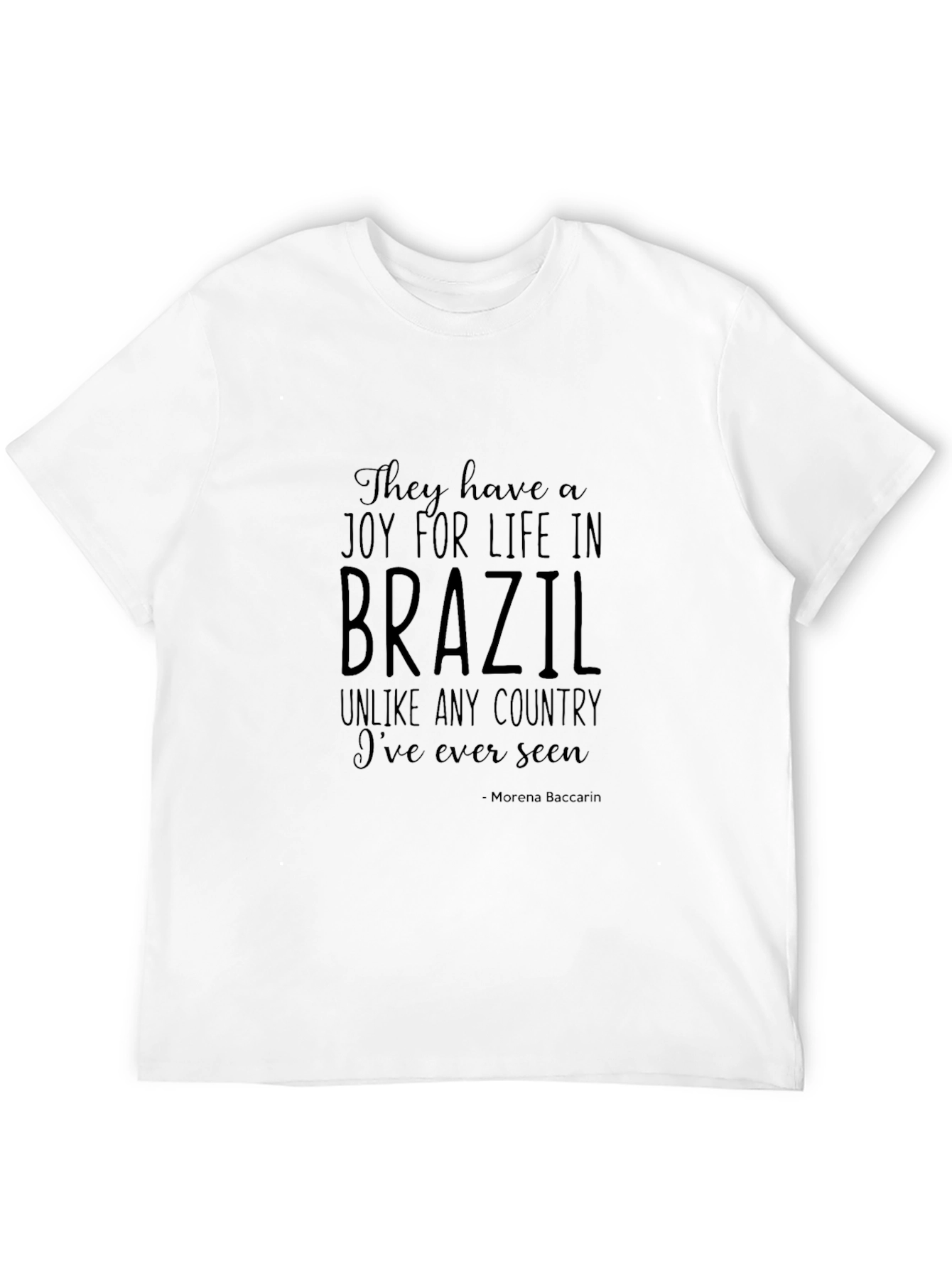 Brazil Joy For Life Graphic T-Shirt