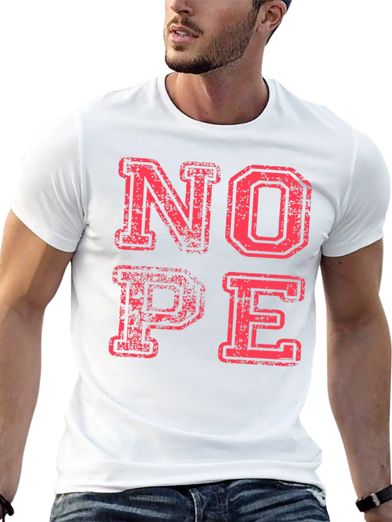 Nope T-Shirt Funny Graphic Tee
