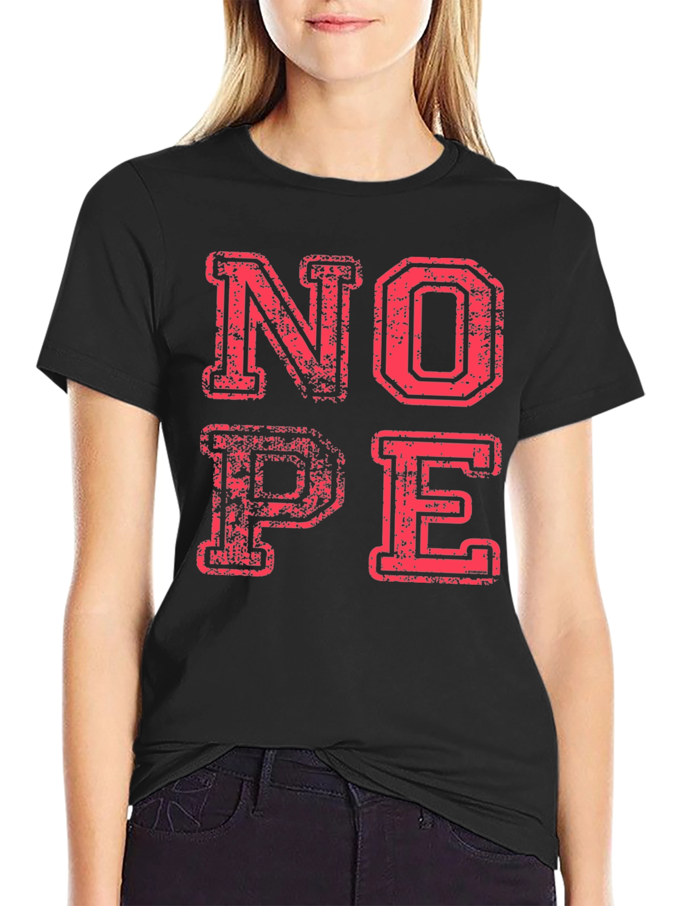 Nope T-Shirt Funny Graphic Tee