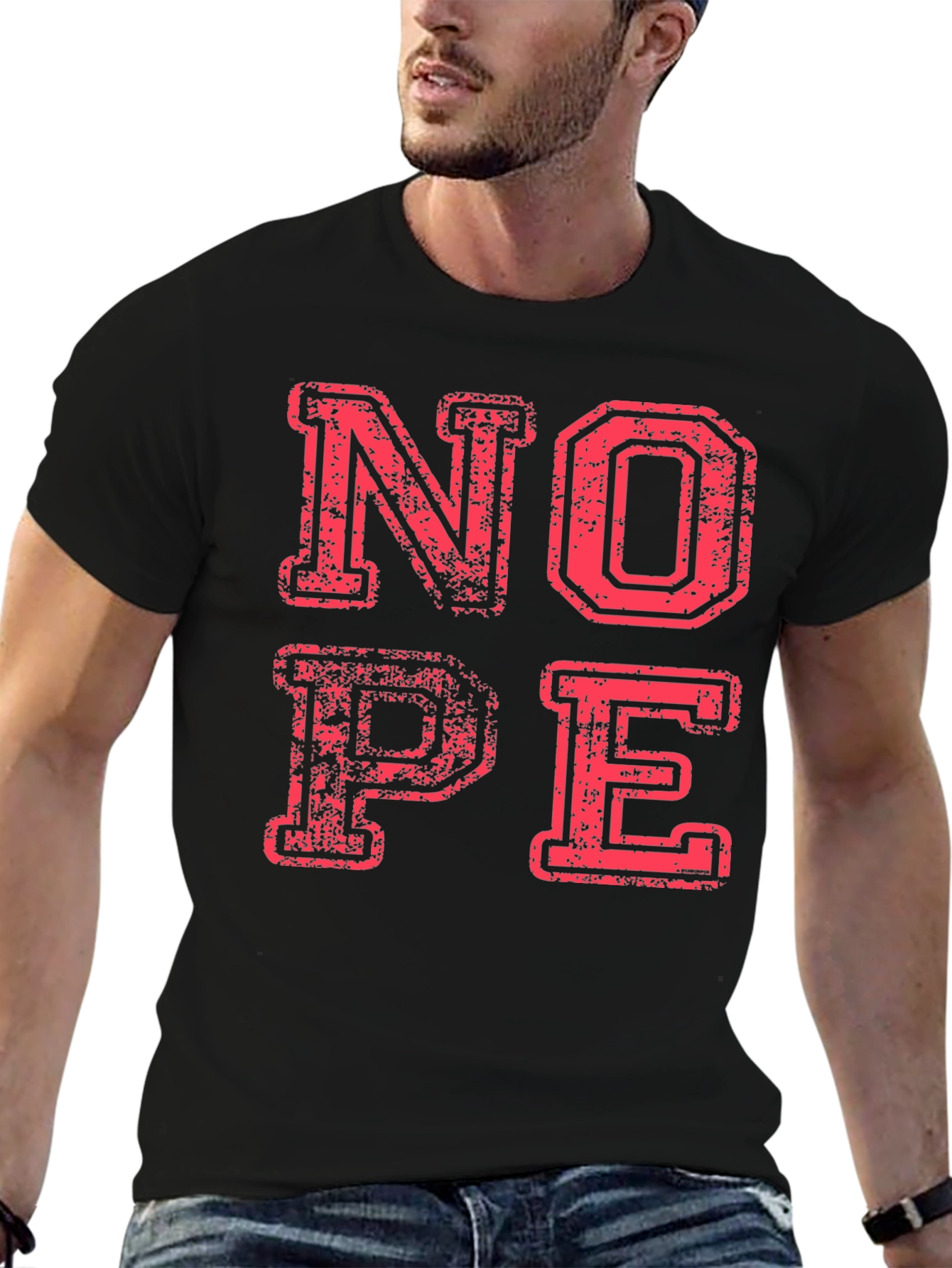 Nope T-Shirt Funny Graphic Tee