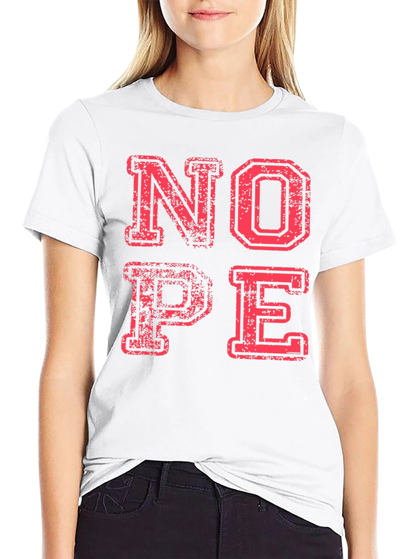 Nope T-Shirt Funny Graphic Tee