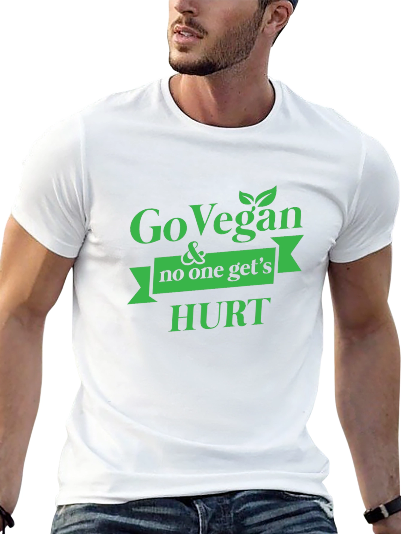 Go Vegan & No One Gets Hurt Graphic Tee