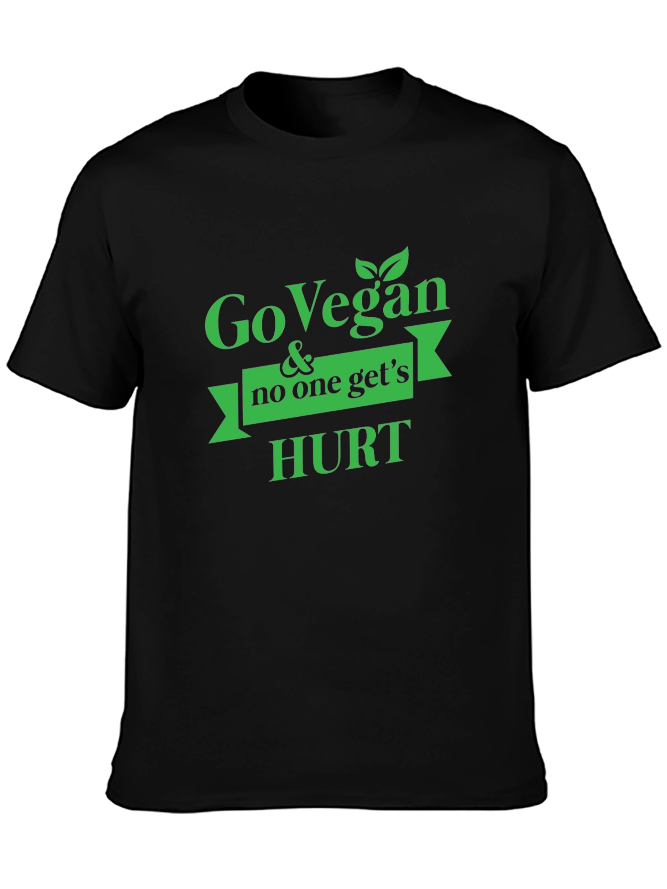 Go Vegan & No One Gets Hurt Graphic Tee