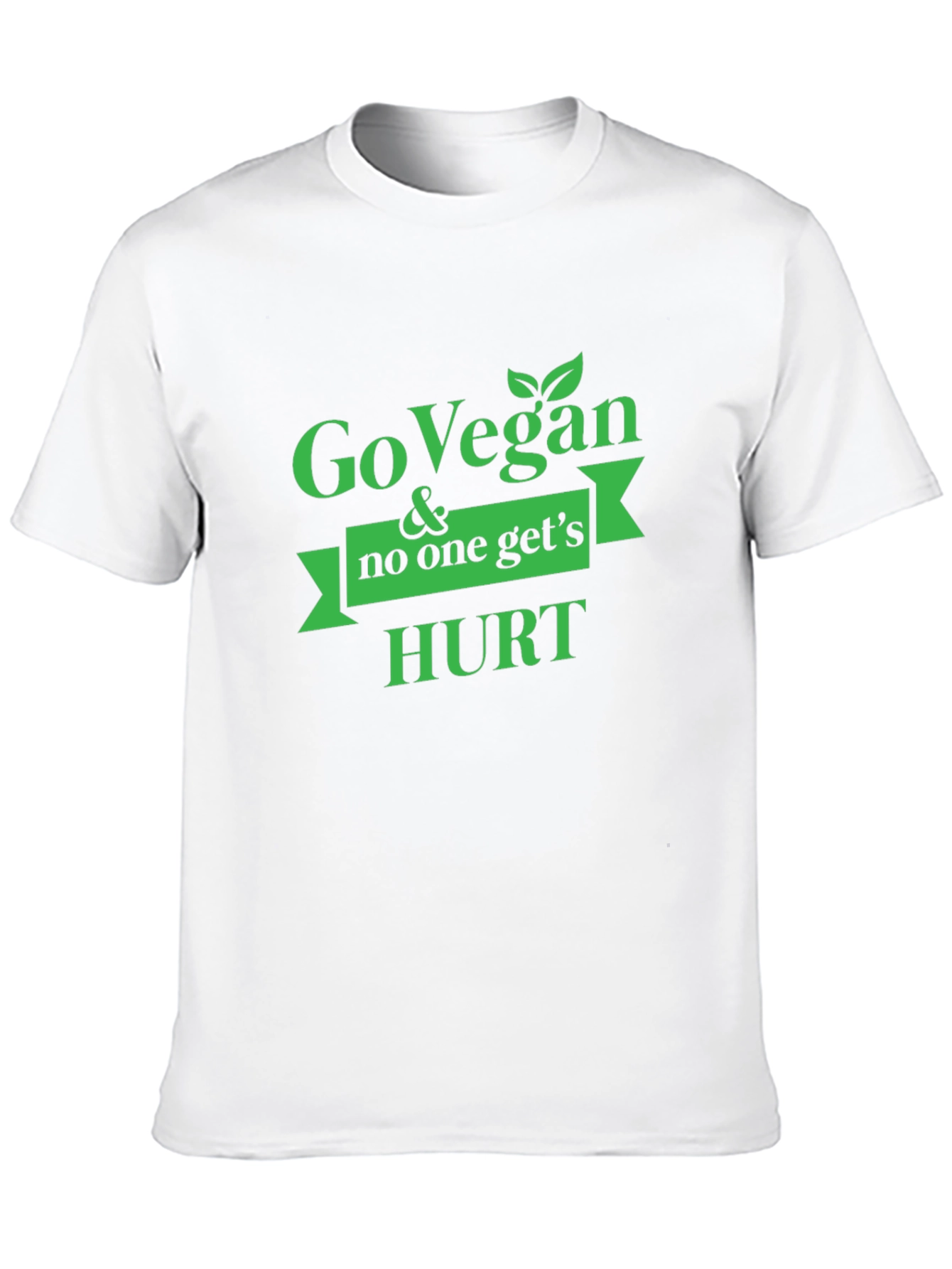 Go Vegan & No One Gets Hurt Graphic Tee