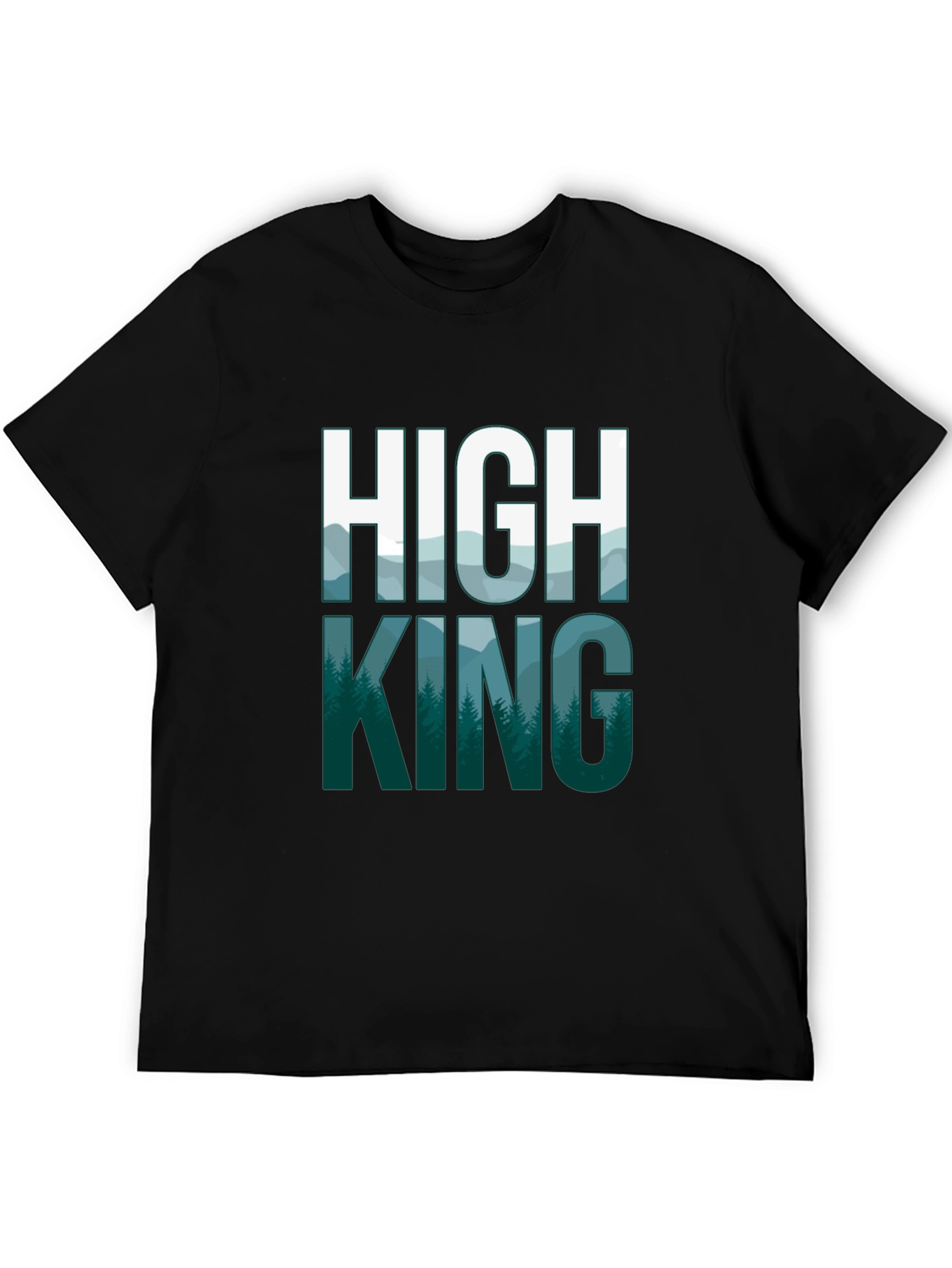 High King Mountain Graphic Tee - Hiking Adventure Shirt