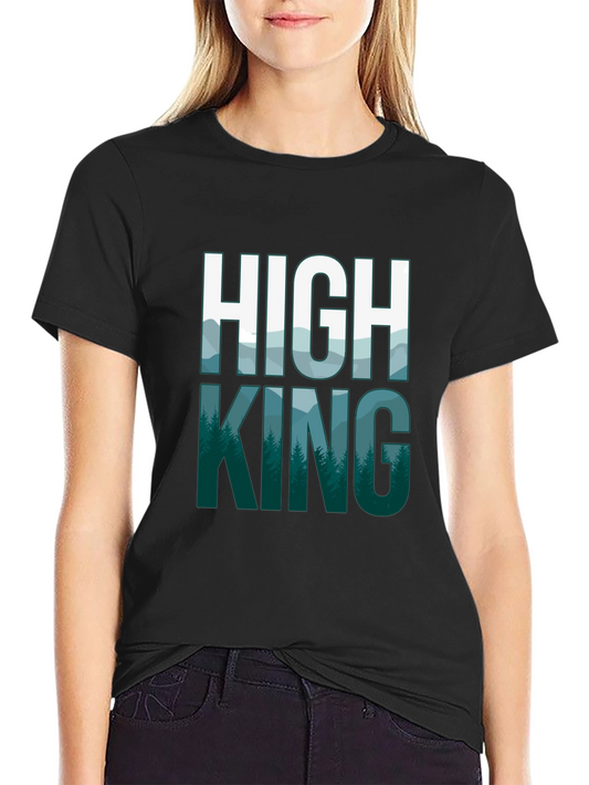 High King Mountain Graphic Tee - Hiking Adventure Shirt