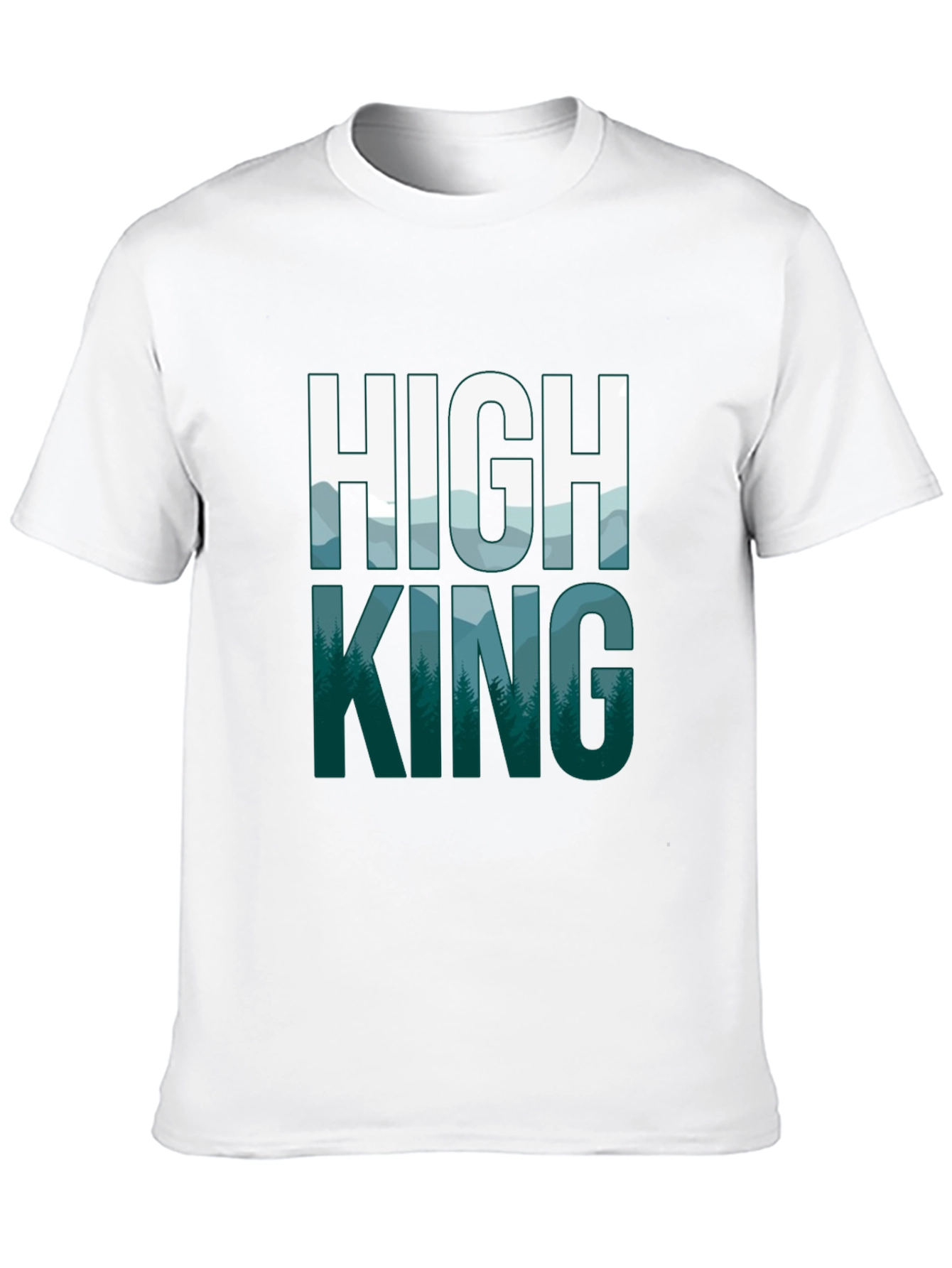 High King Mountain Graphic Tee - Hiking Adventure Shirt