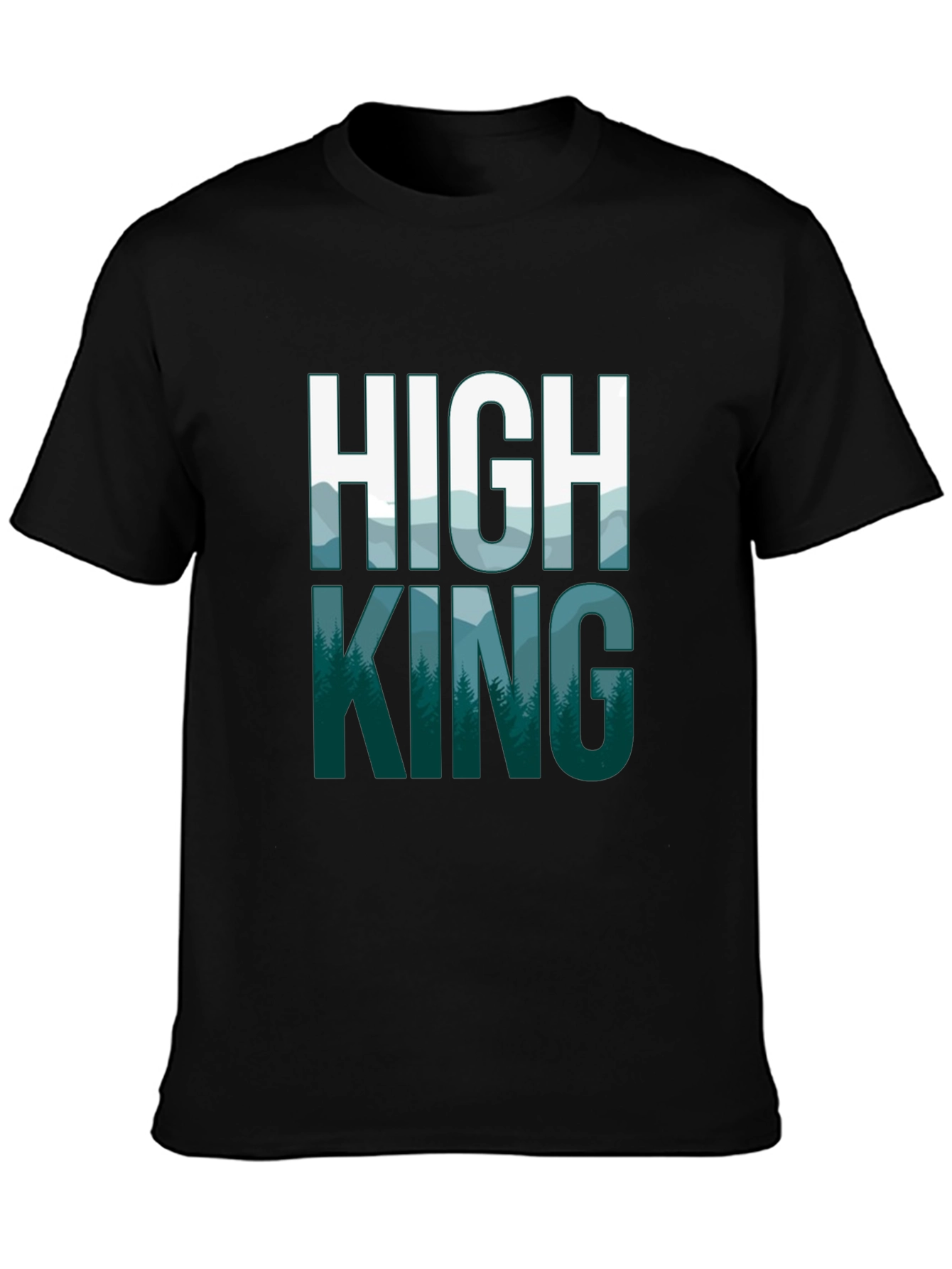 High King Mountain Graphic Tee - Hiking Adventure Shirt