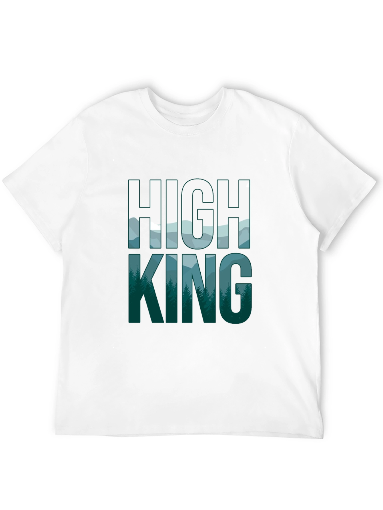 High King Mountain Graphic Tee - Hiking Adventure Shirt