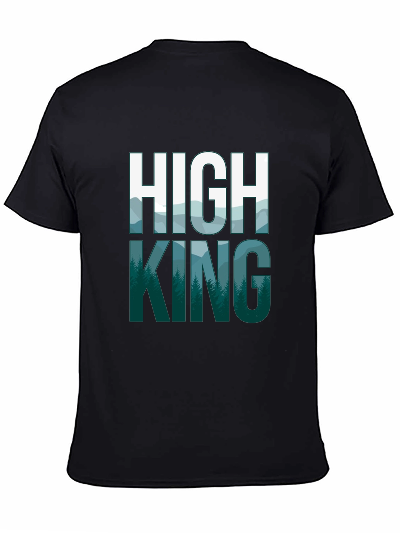 High King Mountain Graphic Tee - Hiking Adventure Shirt