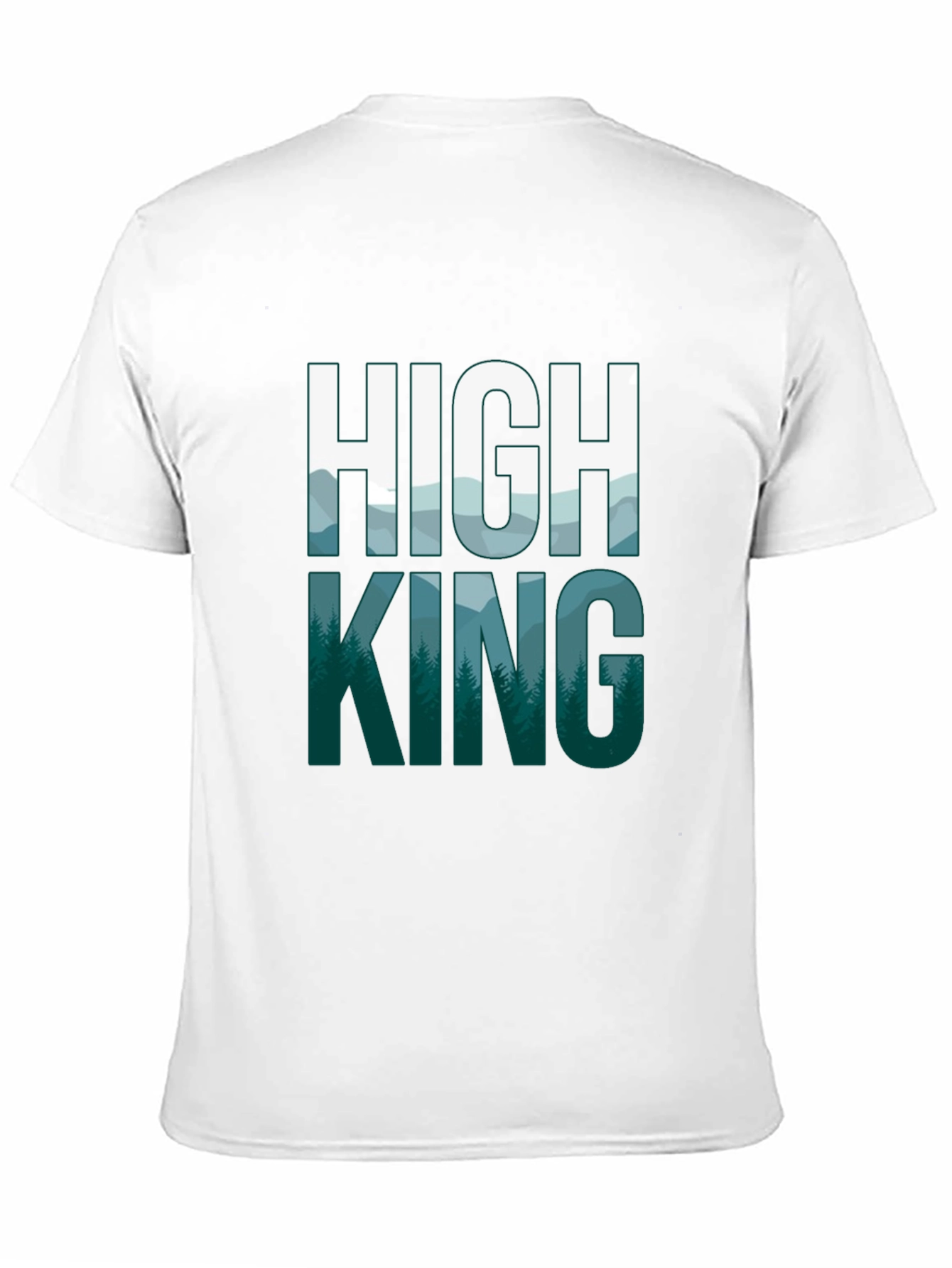 High King Mountain Graphic Tee - Hiking Adventure Shirt