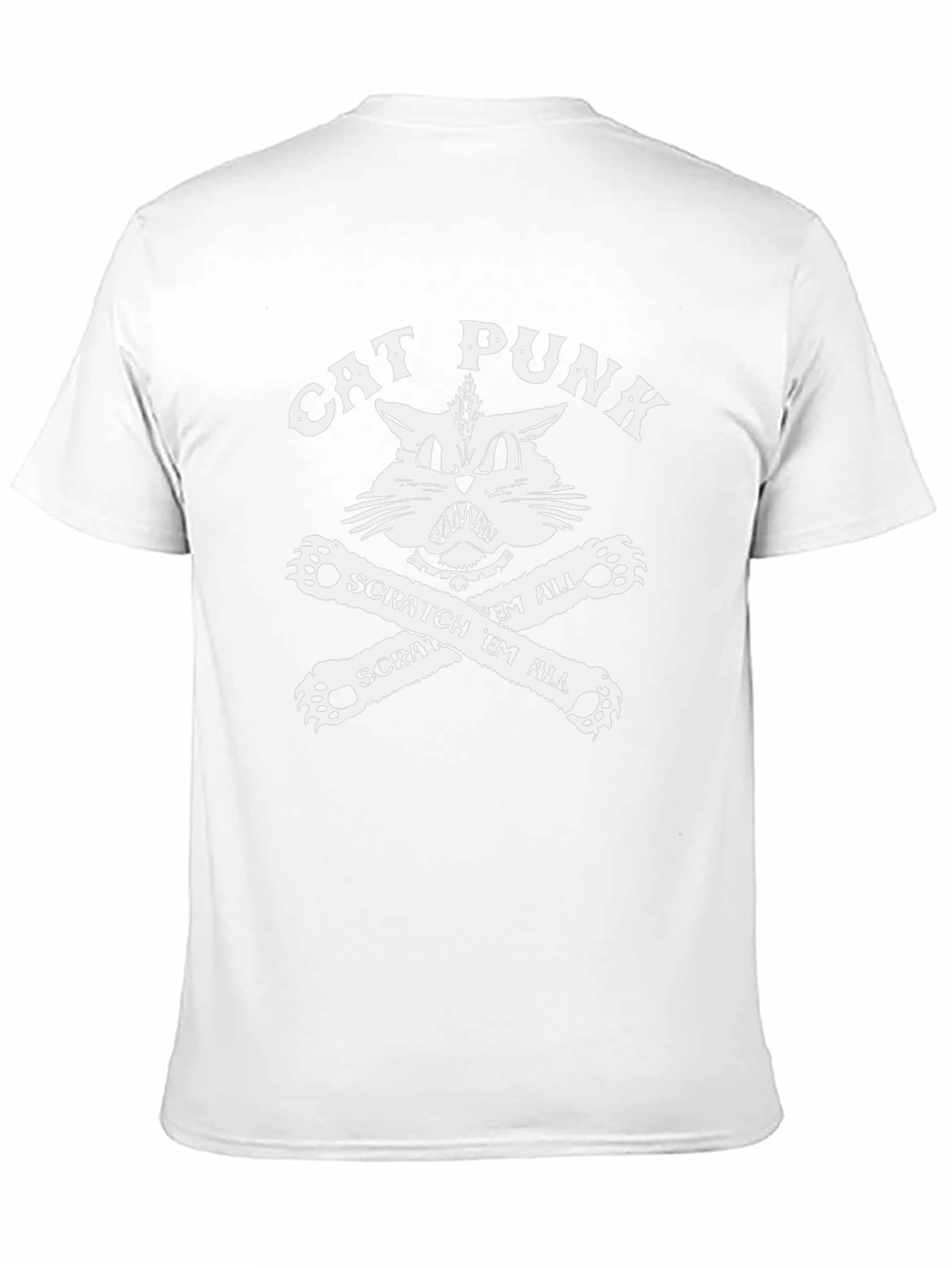 Cat Punk T-Shirt - Scratch Em All!