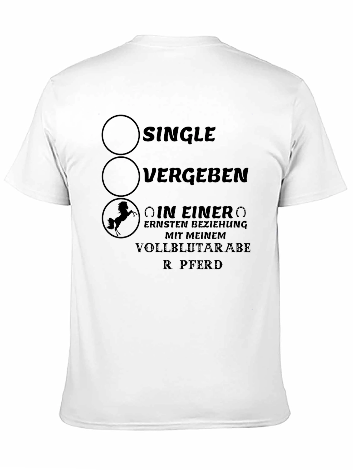 Single Vergeben Horse Lover T-Shirt