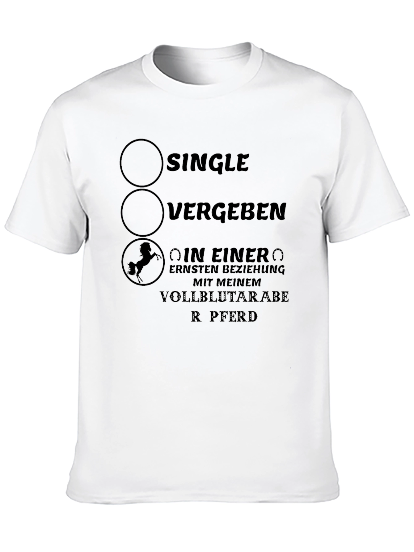 Single Vergeben Horse Lover T-Shirt