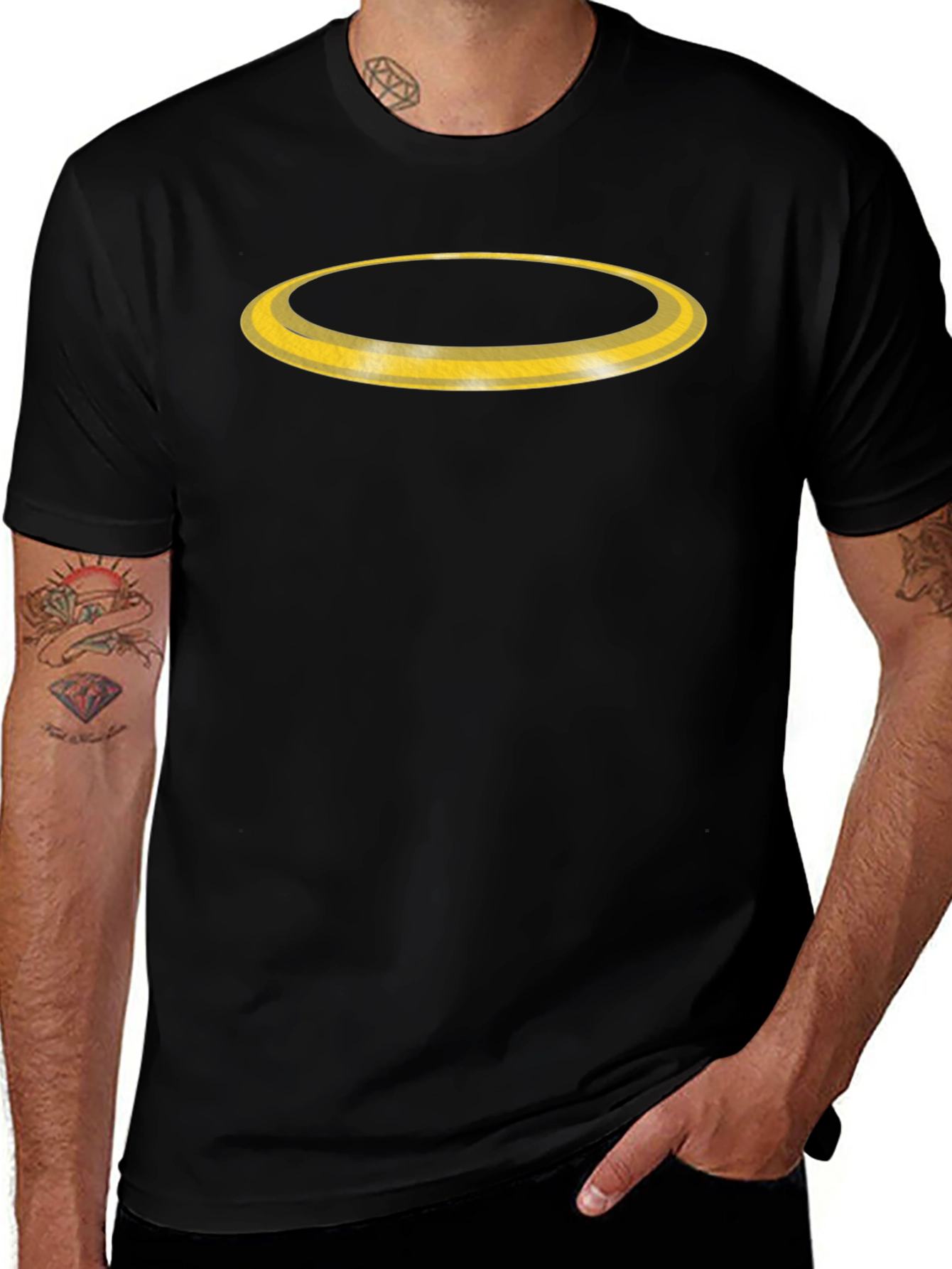 Halo Graphic Tee - Angelic Style