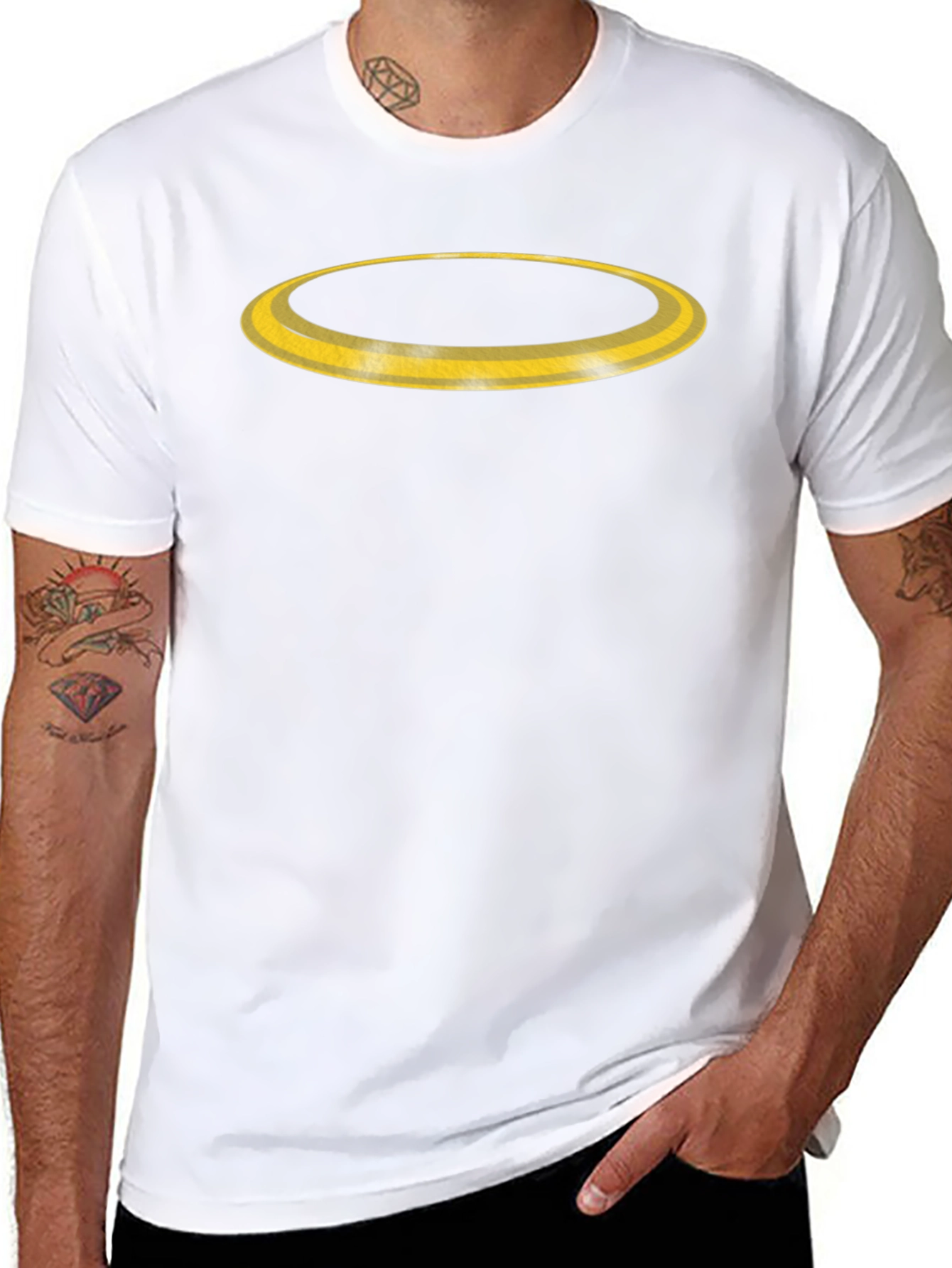 Halo Graphic Tee - Angelic Style