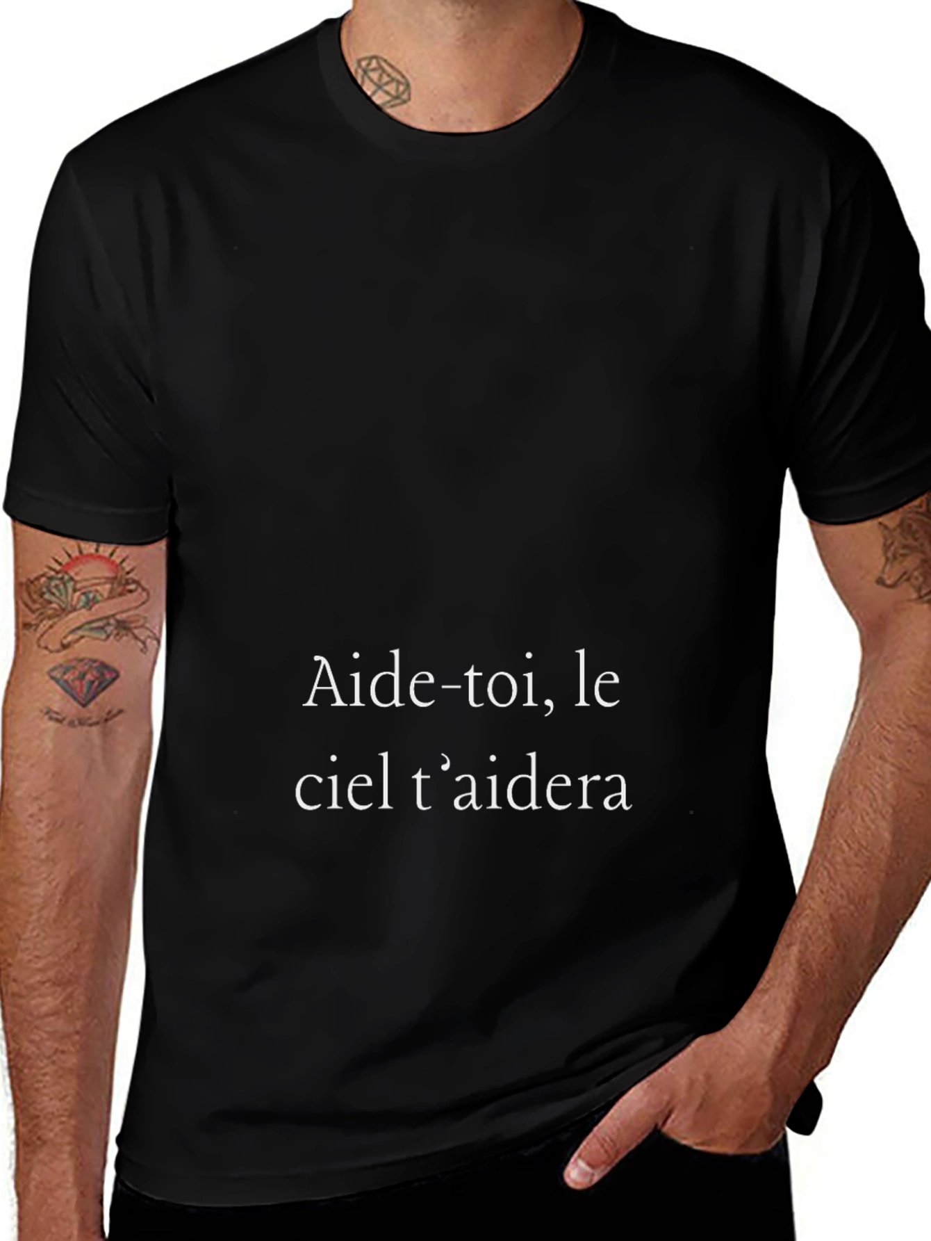 Aide-toi Tee | Inspiring Graphic T-Shirt