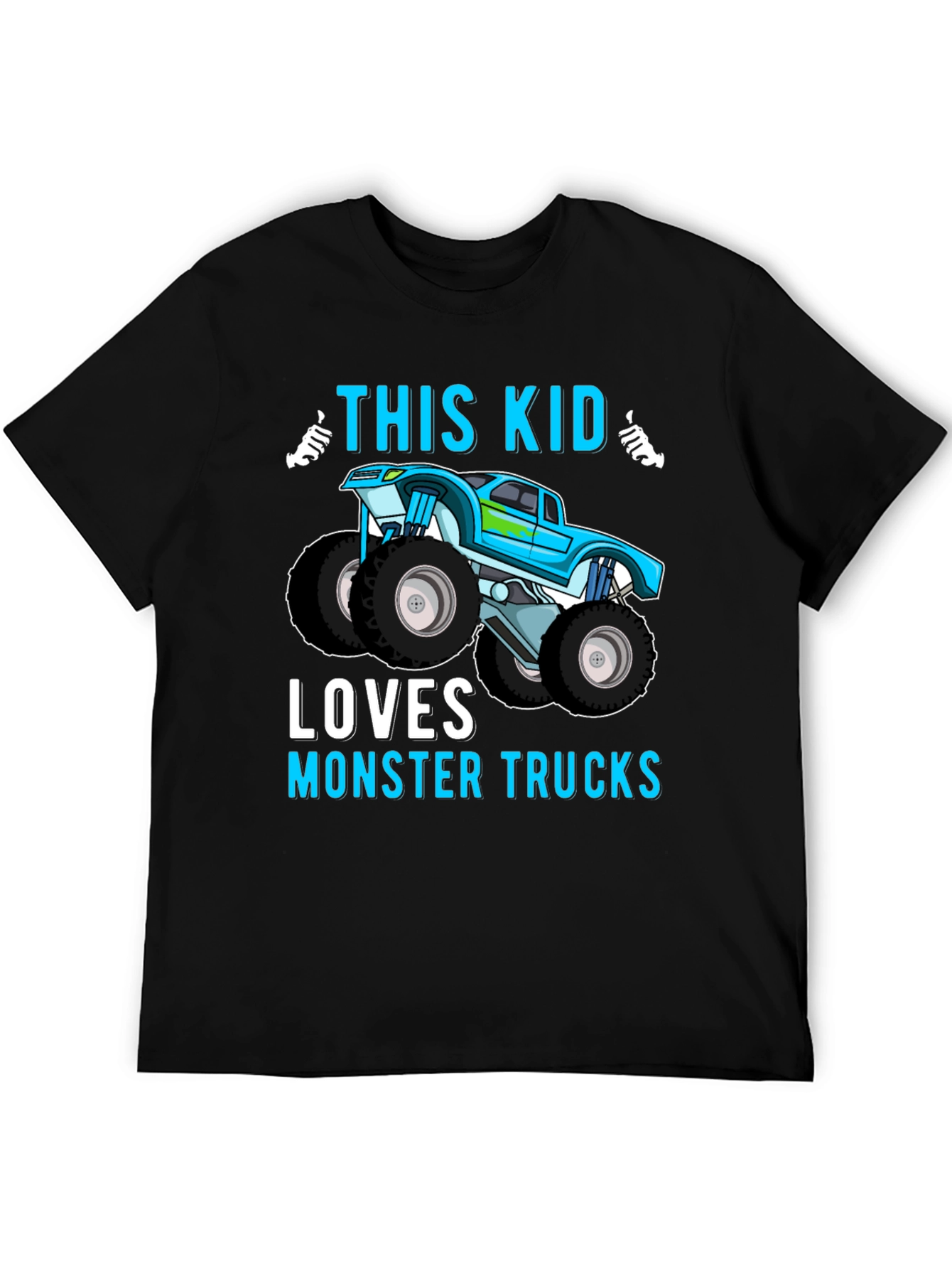 Monster Truck Loving Kids T-Shirt